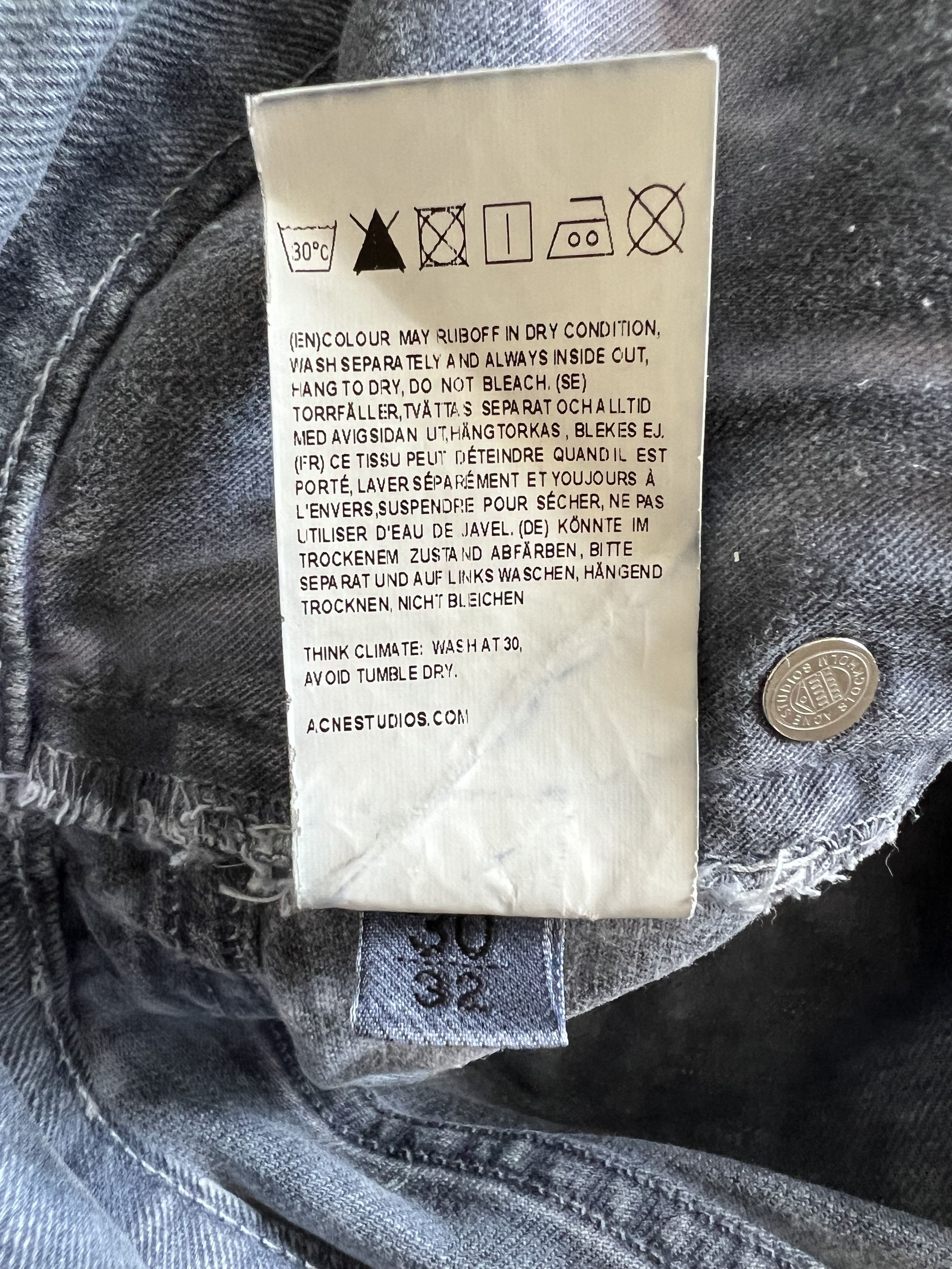 Acne Studios Acne Studios Vega Hand Dye Sky Denim Size US 30 / EU 46 - 6 Thumbnail