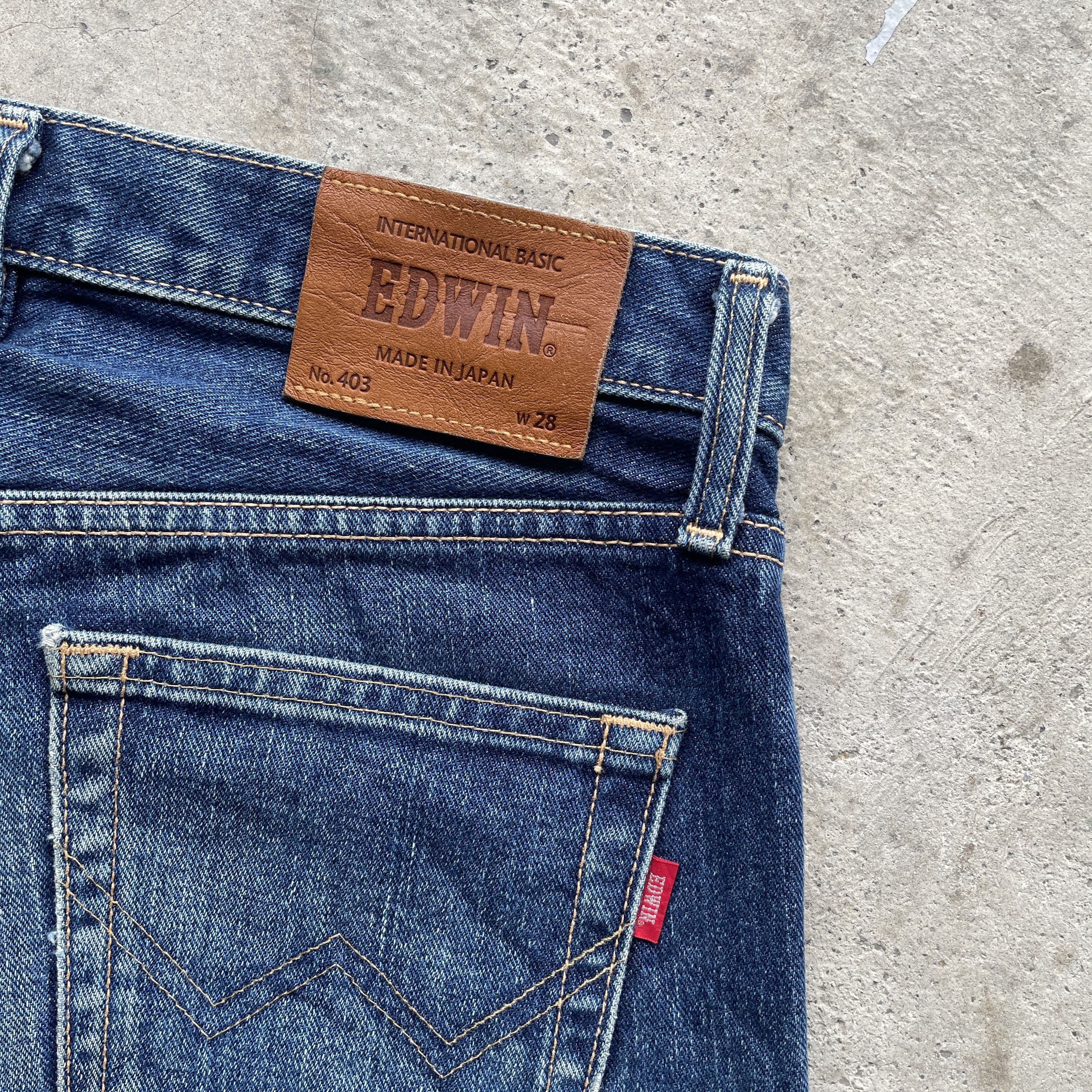 Edwin VINTAGE EDWIN DENIM MADE IN JAPAN FADED JEANS PANTS W30x30.5 Size US 30 / EU 46 - 8 Thumbnail
