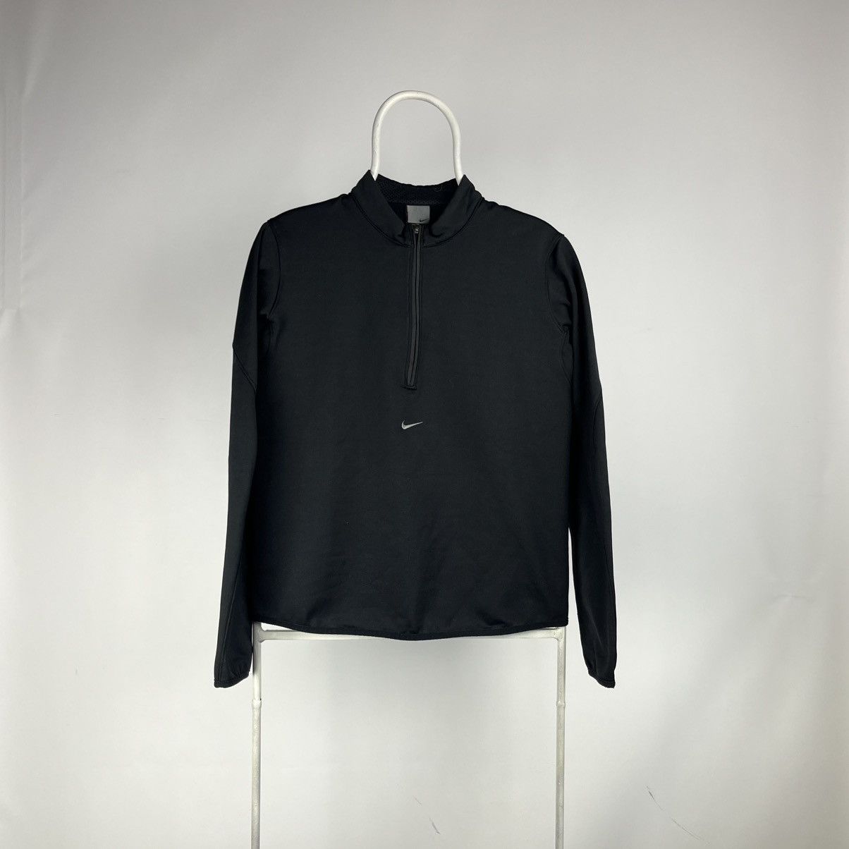 Nike Vintage Nike Thermo zip long sleeve size Small center swoosh Size US S / EU 44-46 / 1 - 1 Thumbnail