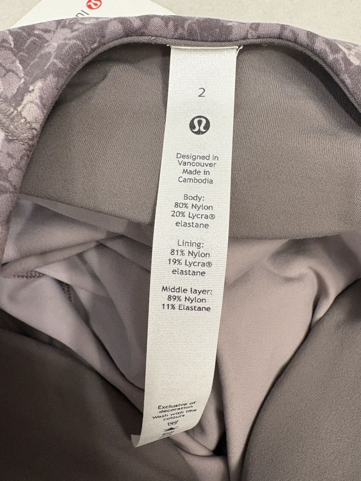 Lululemon Lululemon Align Tank Waist Length Camo Lunar Rock Sz 2 Size XS / US 0-2 / IT 36-38 - 9 Thumbnail