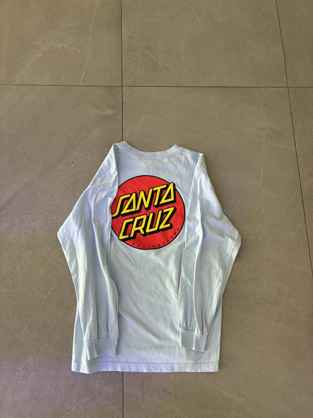 Santa Cruz Skateboards Santa Cruz Long Sleeve T-Shirt Medium Skate Logo Tee Size US M / EU 48-50 / 2 - 2 Thumbnail