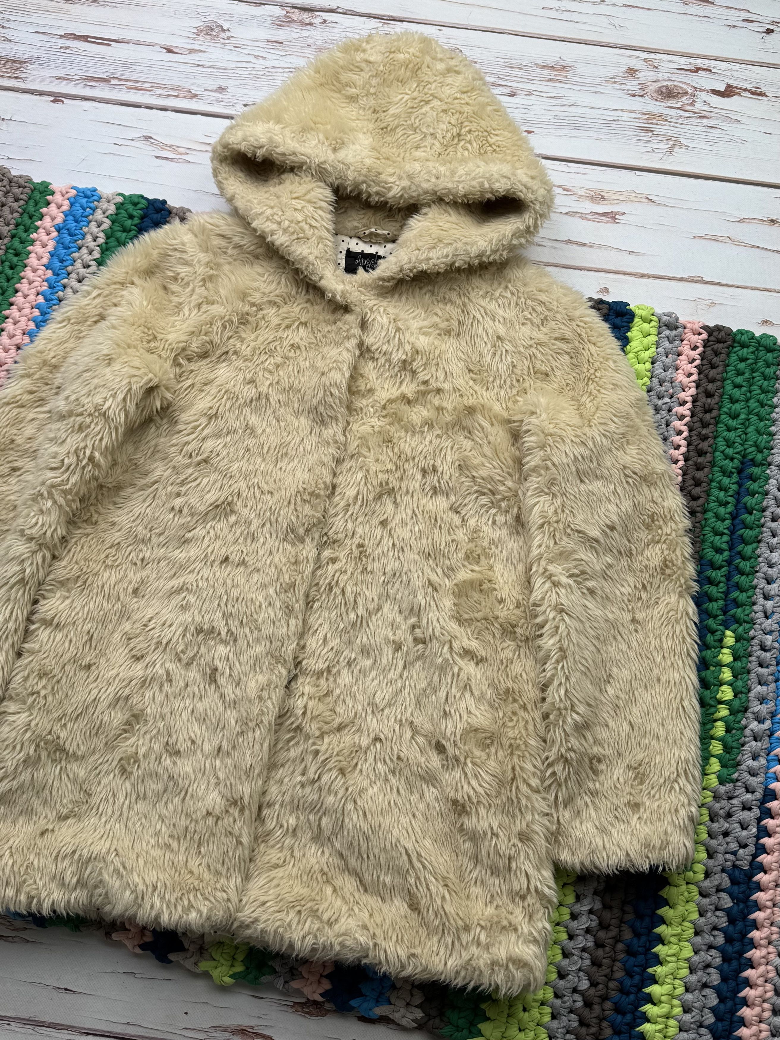 Vintage Vintage Faux Fur Coat (ET1) Size L / US 10 / IT 46 - 3 Thumbnail