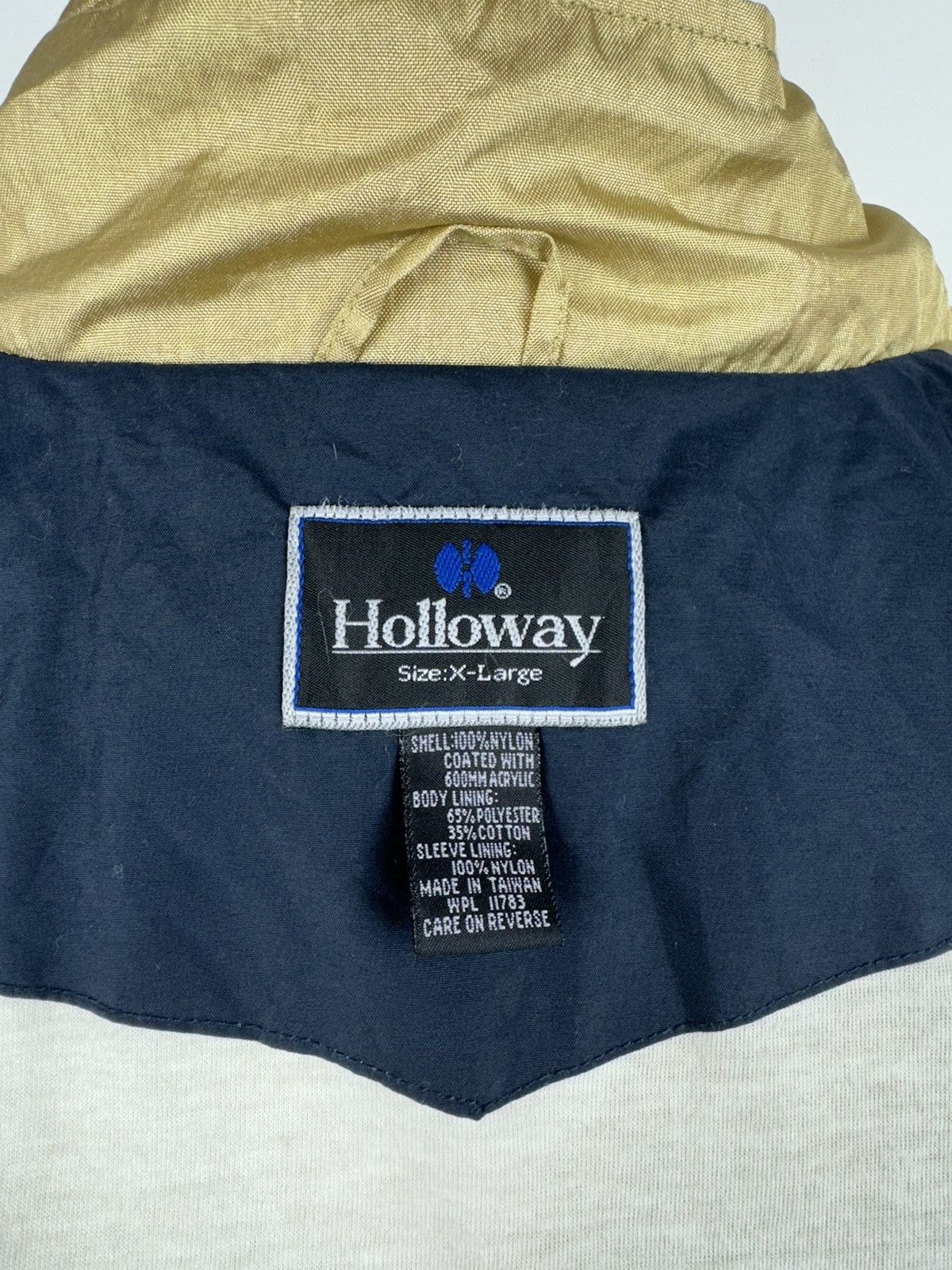 Holloway × Vintage Vintage Holloway New York NYC Varsity Nylon Jacket size XL Size US XL / EU 56 / 4 - 7 Thumbnail