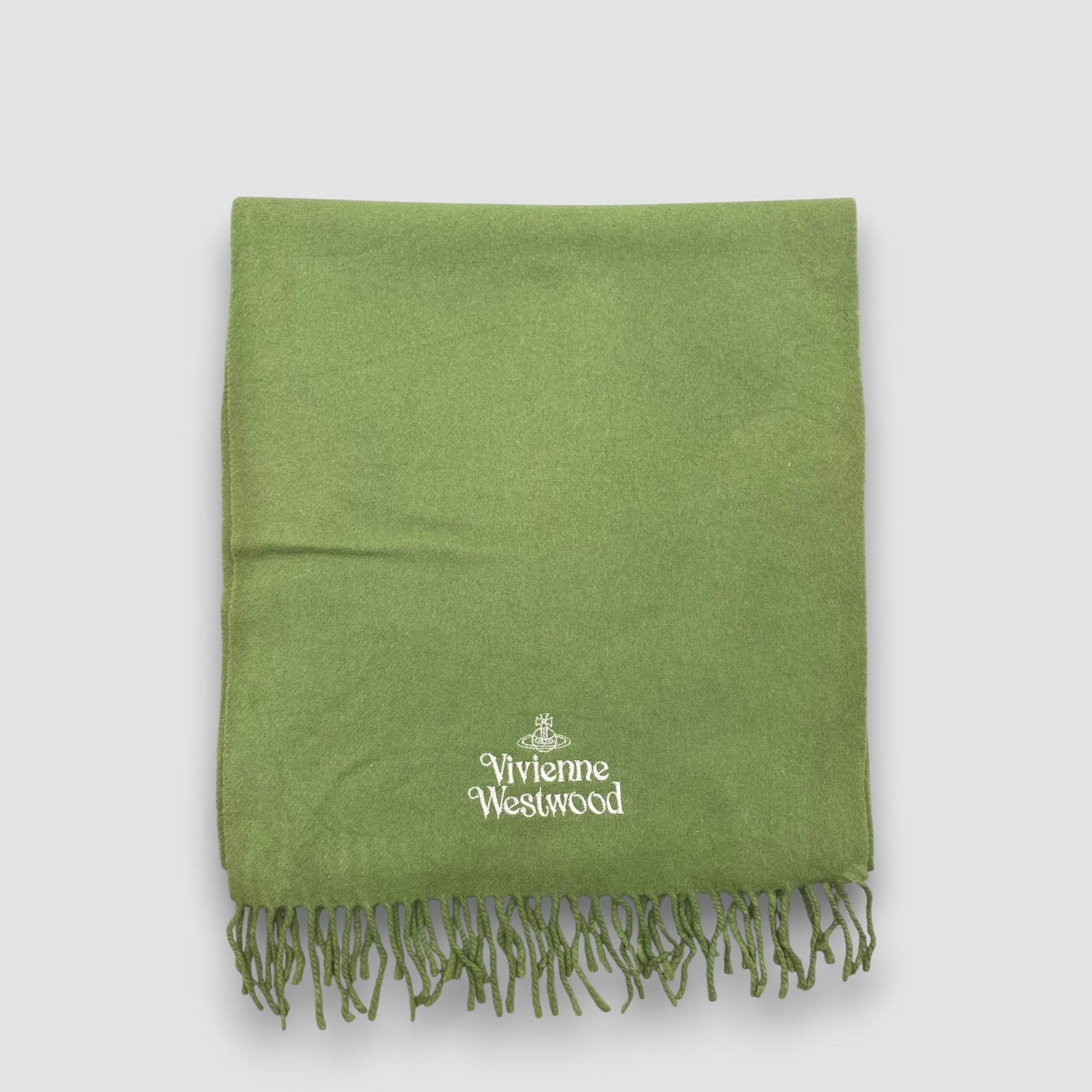 Japanese Brand Vintage Vivienne Westwood Scarf Muffler Wool Orbs Scarves Size ONE SIZE - 2 Thumbnail