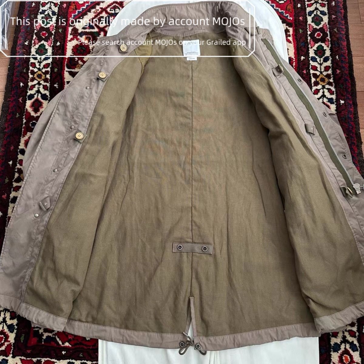 Visvim Sz 2 Visvim 25AW Fishtail Khaki Six Five Parka mojos1256 Size US M / EU 48-50 / 2 - 3 Thumbnail