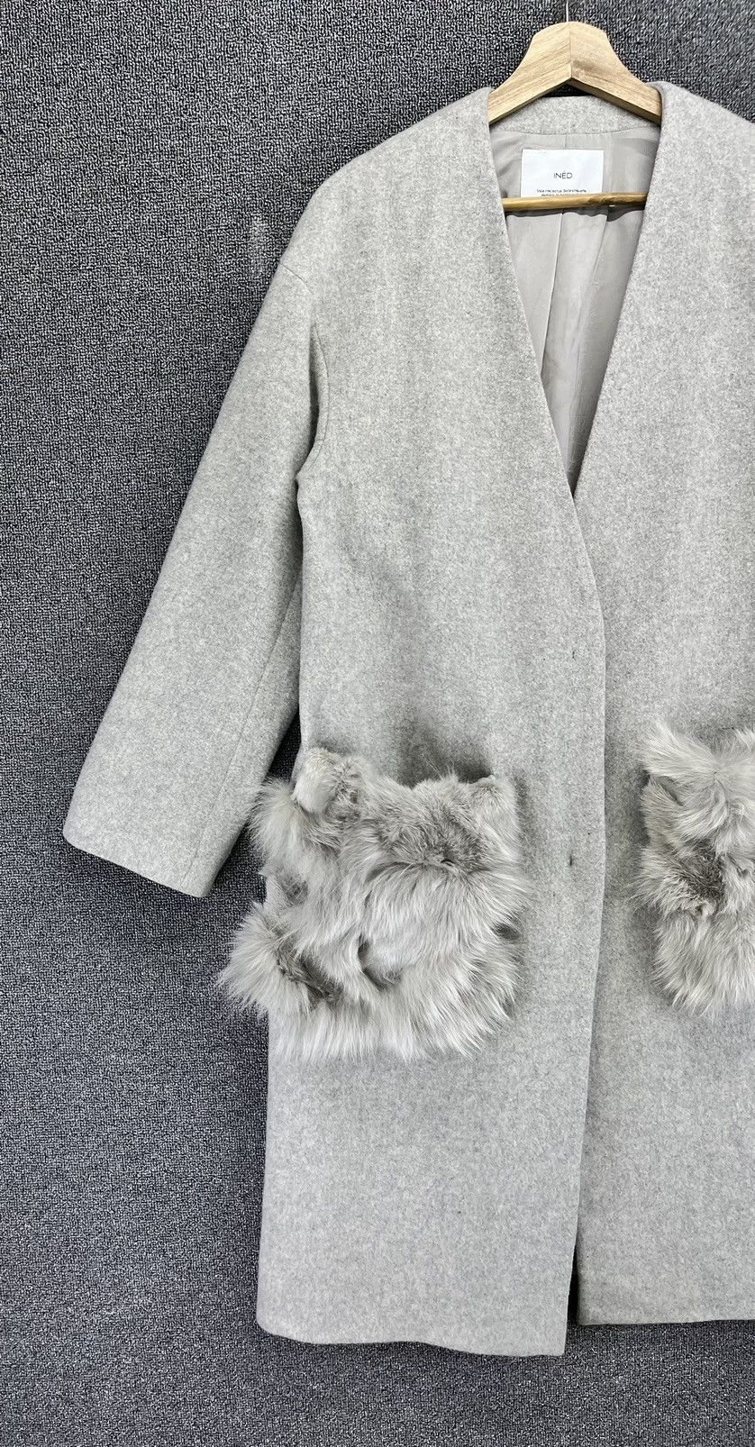 Vintage Vintage Yohji Yamamoto Ined Fur Pocket Long Jacket Size M / US 6-8 / IT 42-44 - 3 Thumbnail
