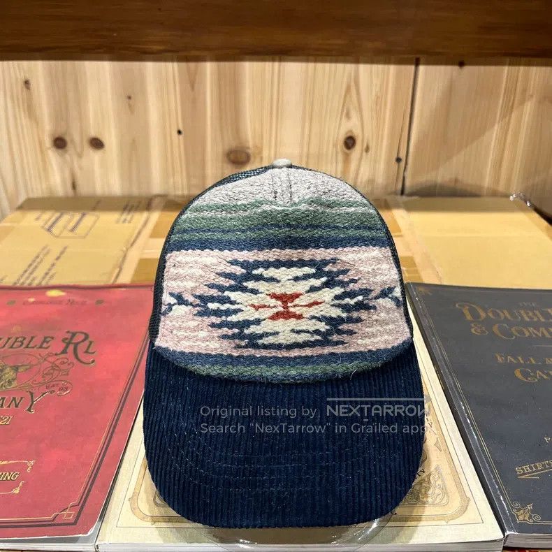 RRL Ralph Lauren RRL Ralph Lauren Southwest Navajo wool corduroy brim baseb Size ONE SIZE - 1 Thumbnail