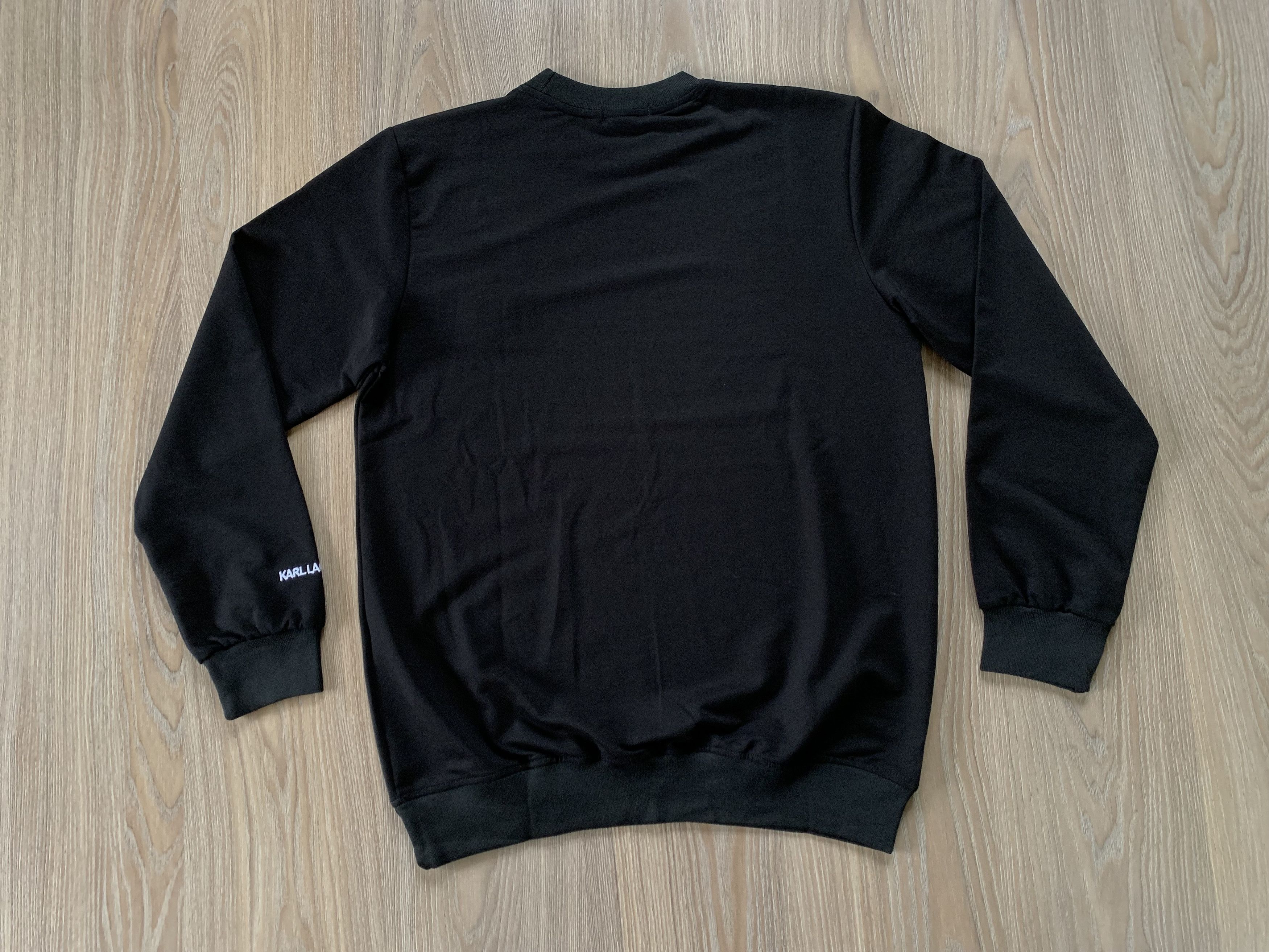 Designer × Karl Lagerfeld Karl Lagerfeld Black Cotton Sweatshirt Size US XXL / EU 58 / 5 - 3 Thumbnail