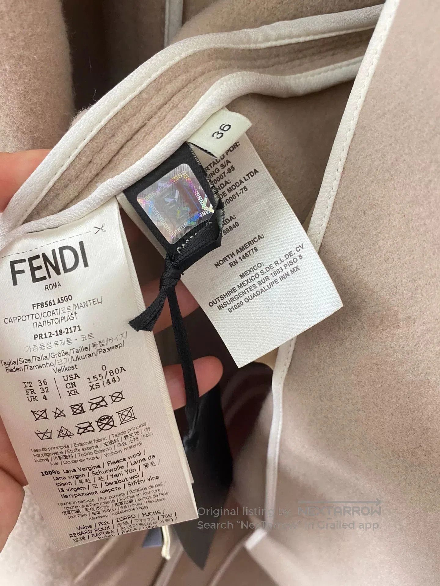 Fendi fendi new patchwork fur coat. Size US S / EU 44-46 / 1 - 8 Thumbnail