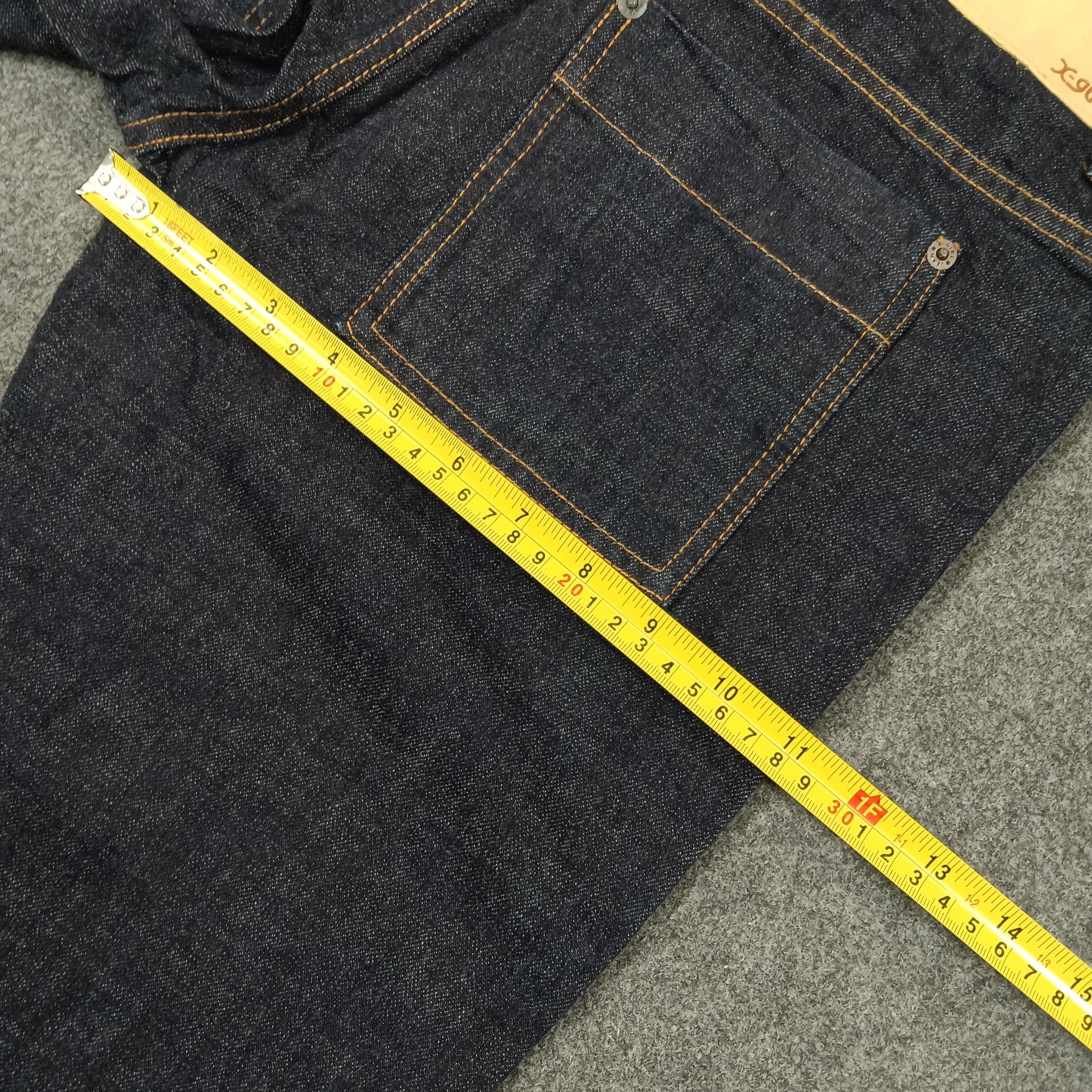Japanese Brand X-girl Japanese Brand Baggy Overall Denim Jeans c235n13 Size 35" - 12 Thumbnail