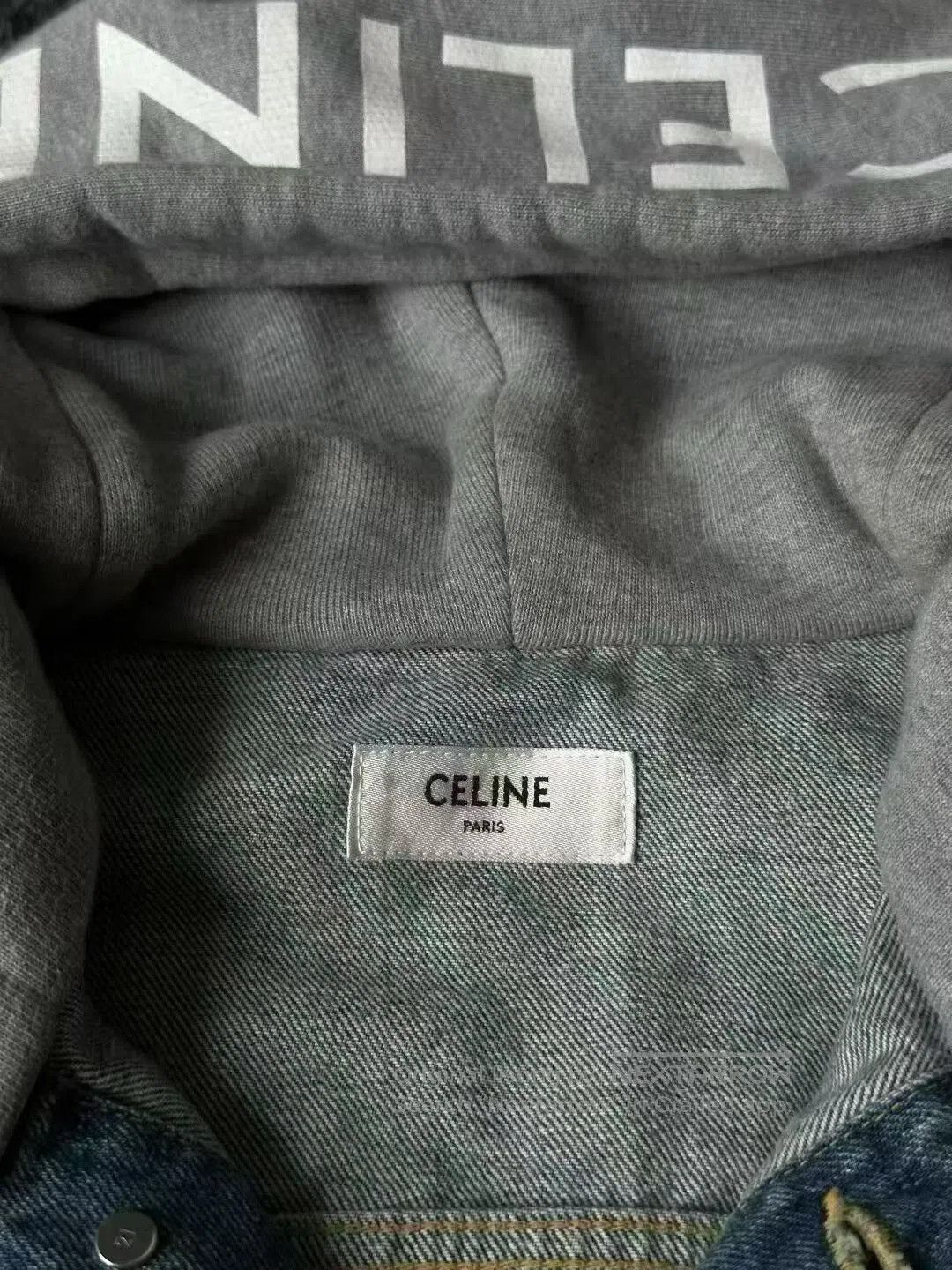 Celine Celine Hooded Denim Jacket. Size XS / US 0-2 / IT 36-38 - 3 Thumbnail