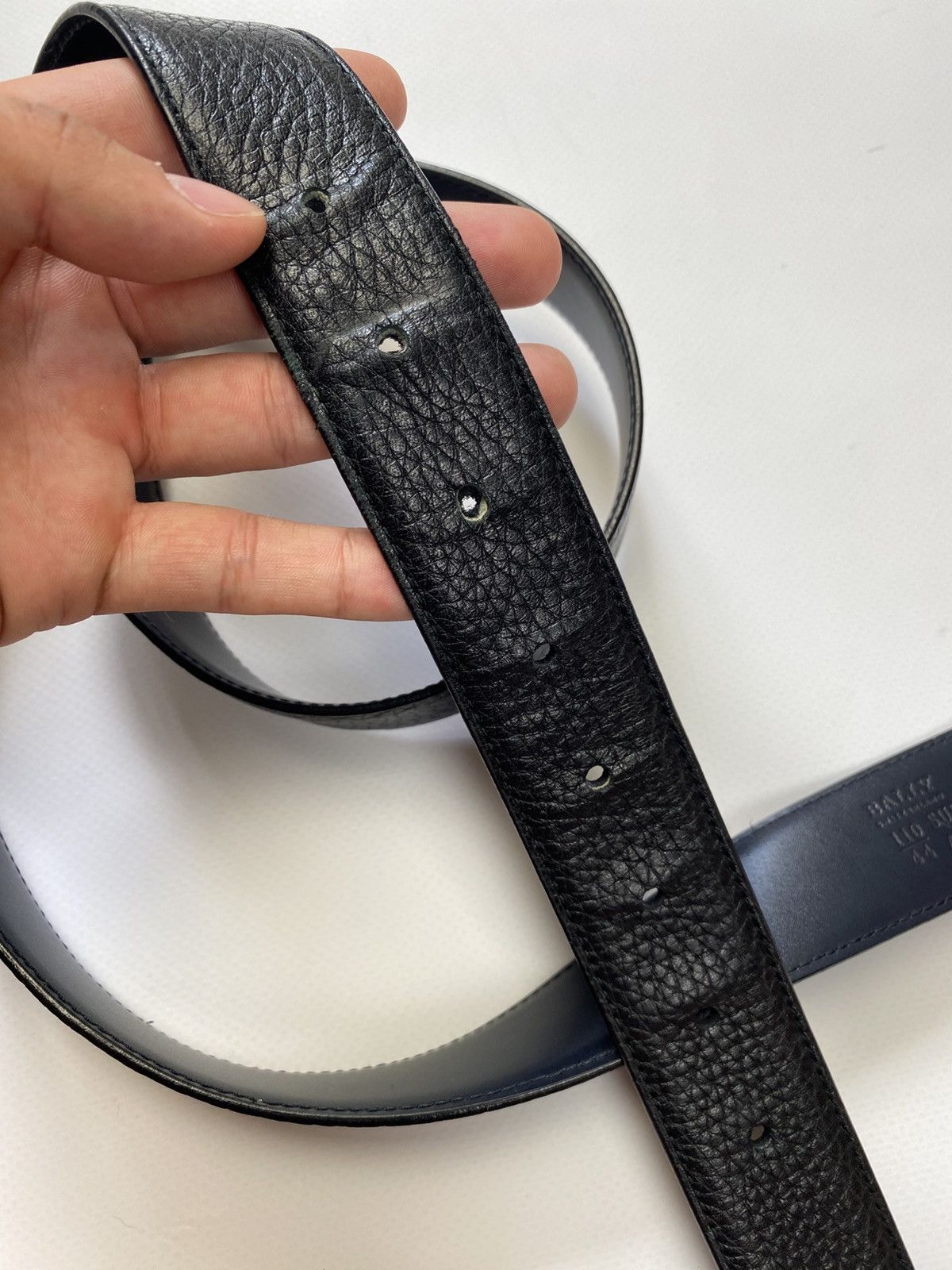 Bally Bally Leather Belt Men’s Black/Gold Luxury Style Size ONE SIZE - 5 Thumbnail