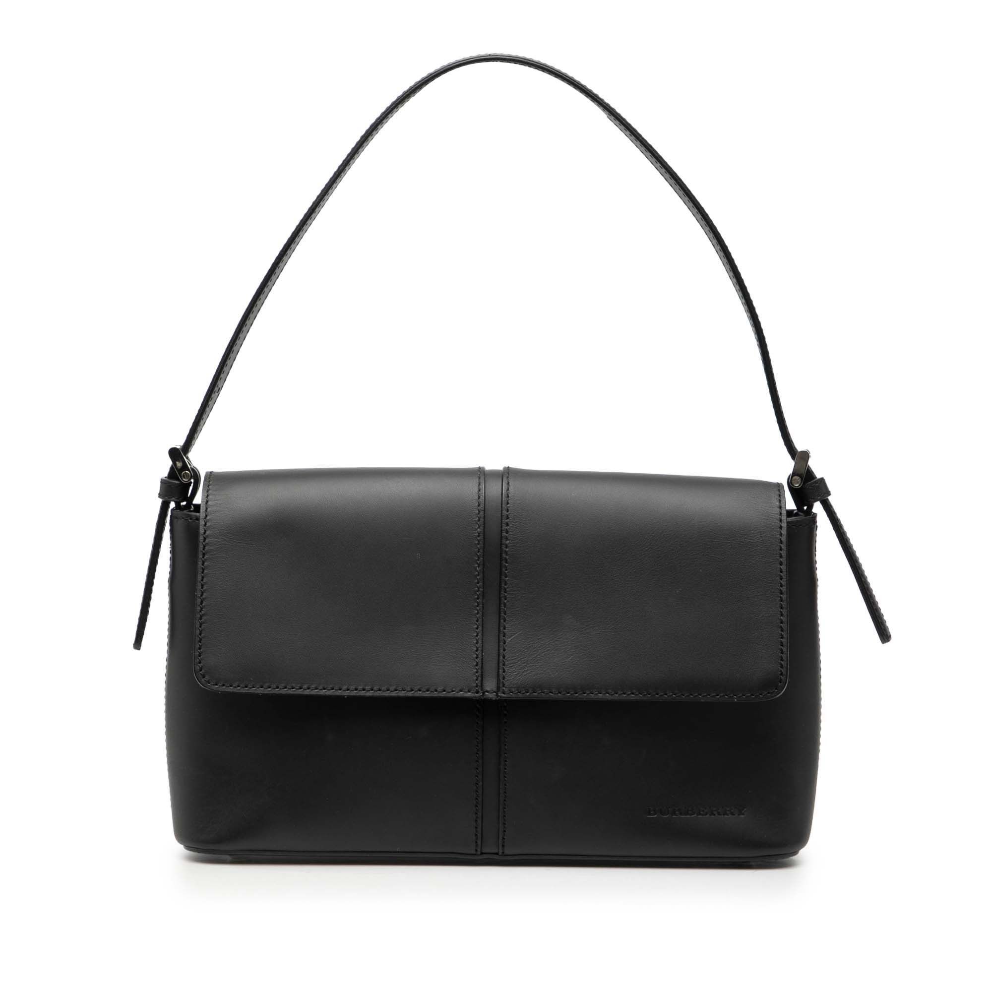 Burberry Burberry Leather Flap Shoulder Bag Size ONE SIZE - 1 Thumbnail