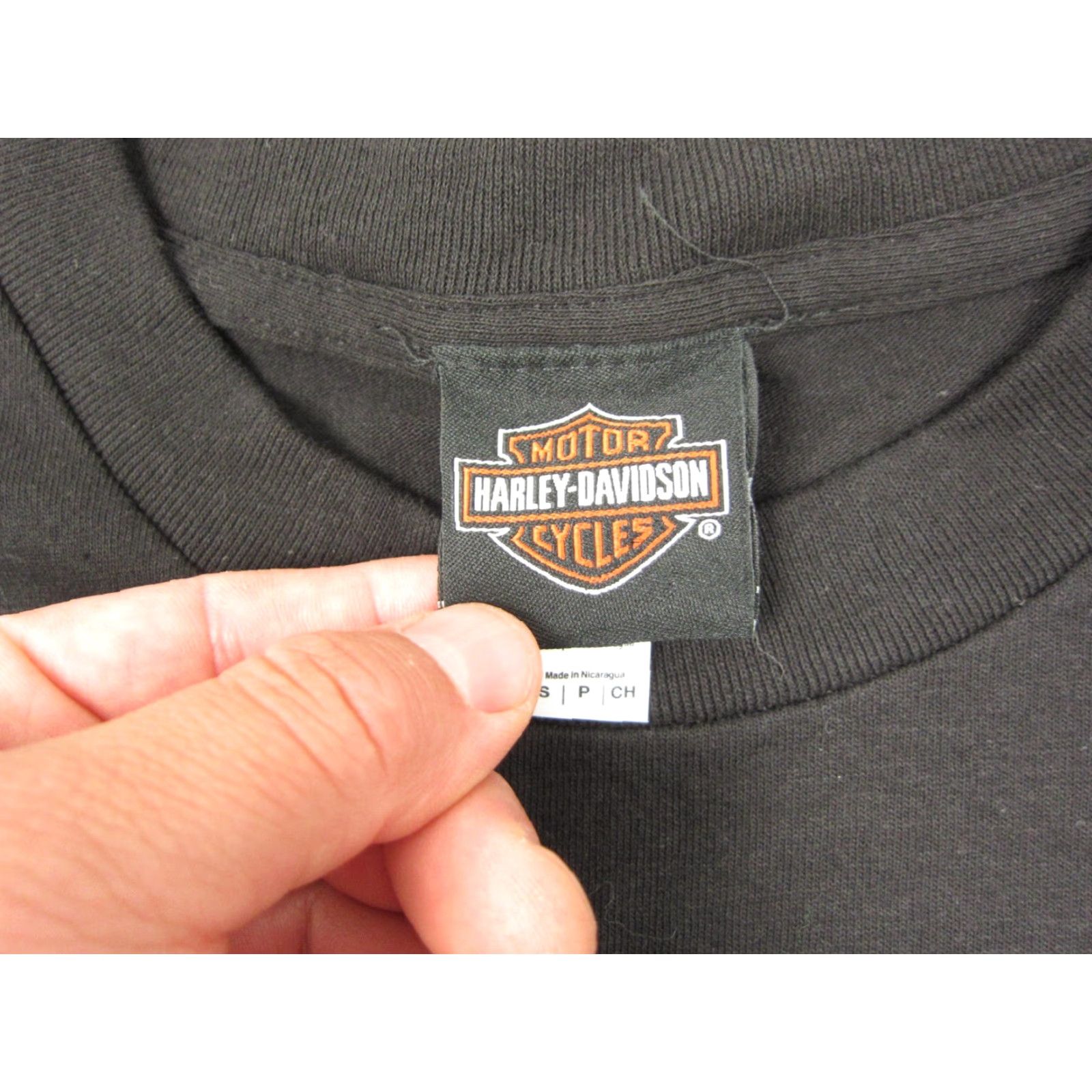 Harley Davidson Harley-Davidson Shirt Mens Small Black Logo Harley-Davidson T-Shirt Crew Neck Short Sleeve Regular Fit Men Size US S / EU 44-46 / 1 - 5 Thumbnail