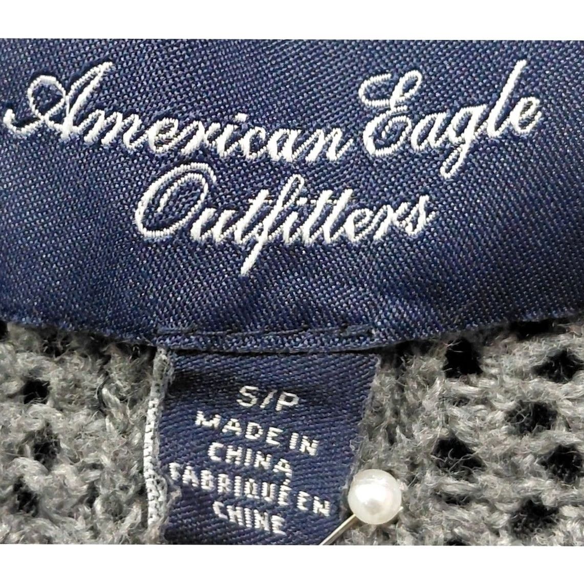 American Eagle Outfitters American Eagle Outfitters Sweater Womens S/P Gray Wool Knit Solid Sleeve Women Size Size S / US 4 / IT 40 - 3 Thumbnail