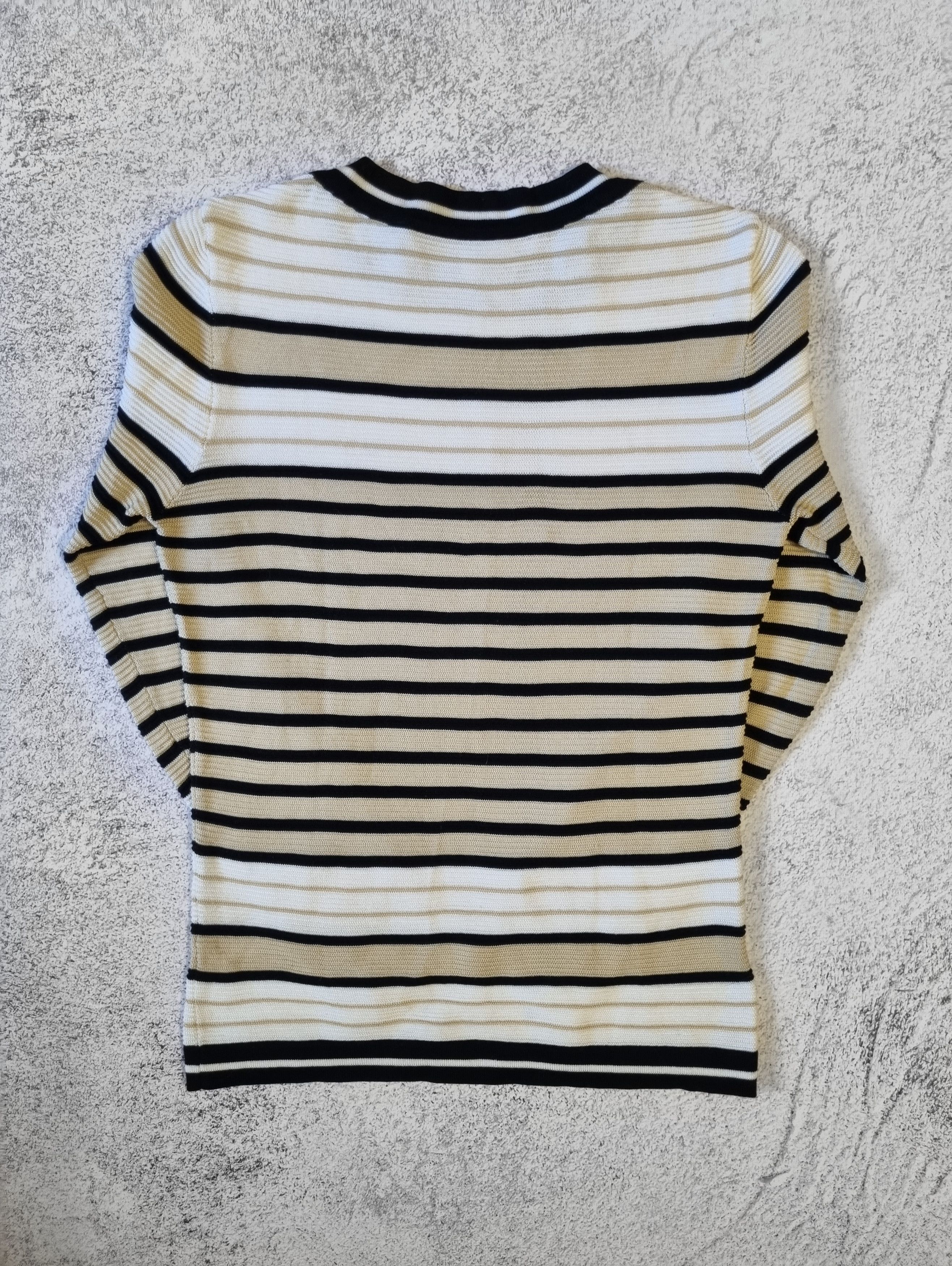 Carolina Herrera × Designer × Vintage Carolina Herrera Vintage Striped Sweater Pullover Size XS / US 0-2 / IT 36-38 - 10 Thumbnail