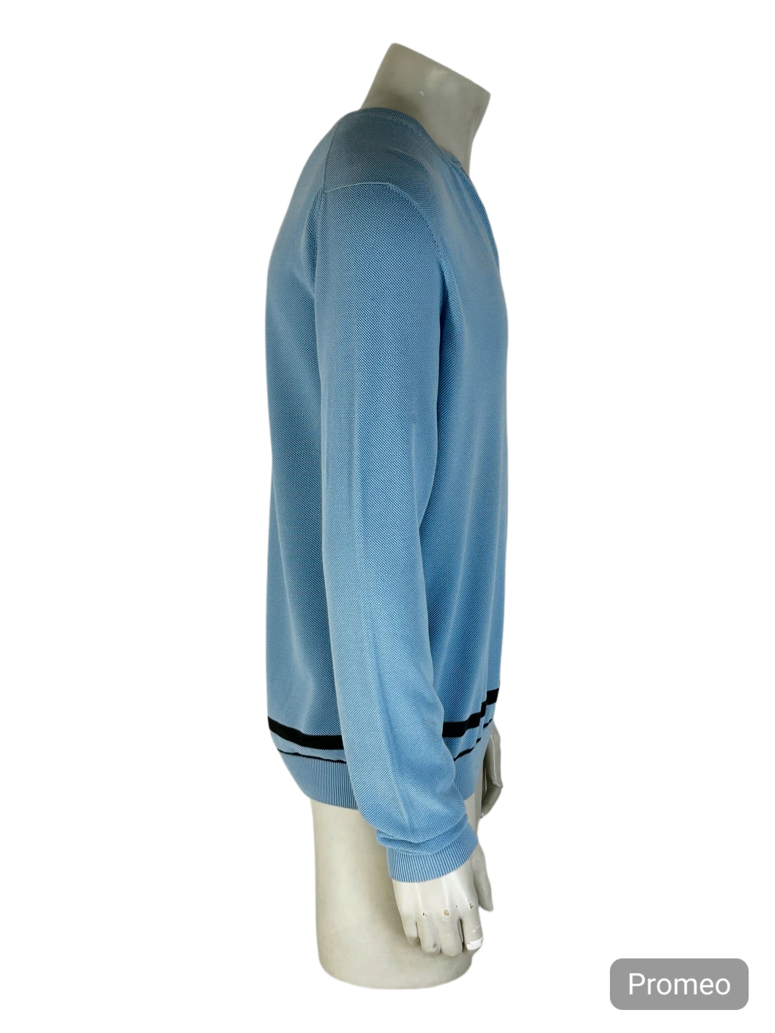 Prada PRADA V-NECK COTTON KNIT Size US XL / EU 56 / 4 - 2 Thumbnail