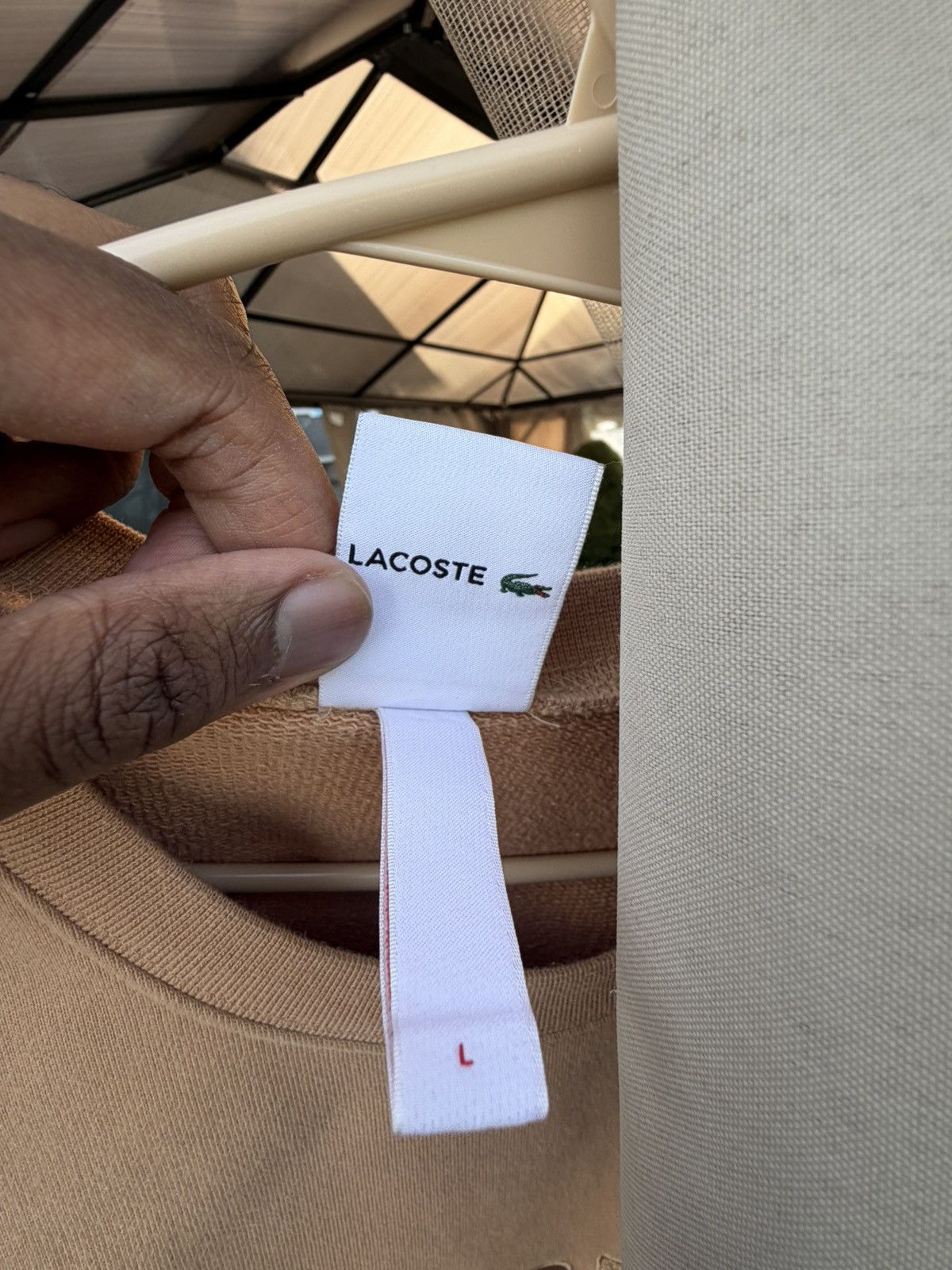 Lacoste × Supreme Crewneck Size US L / EU 52-54 / 3 - 4 Thumbnail