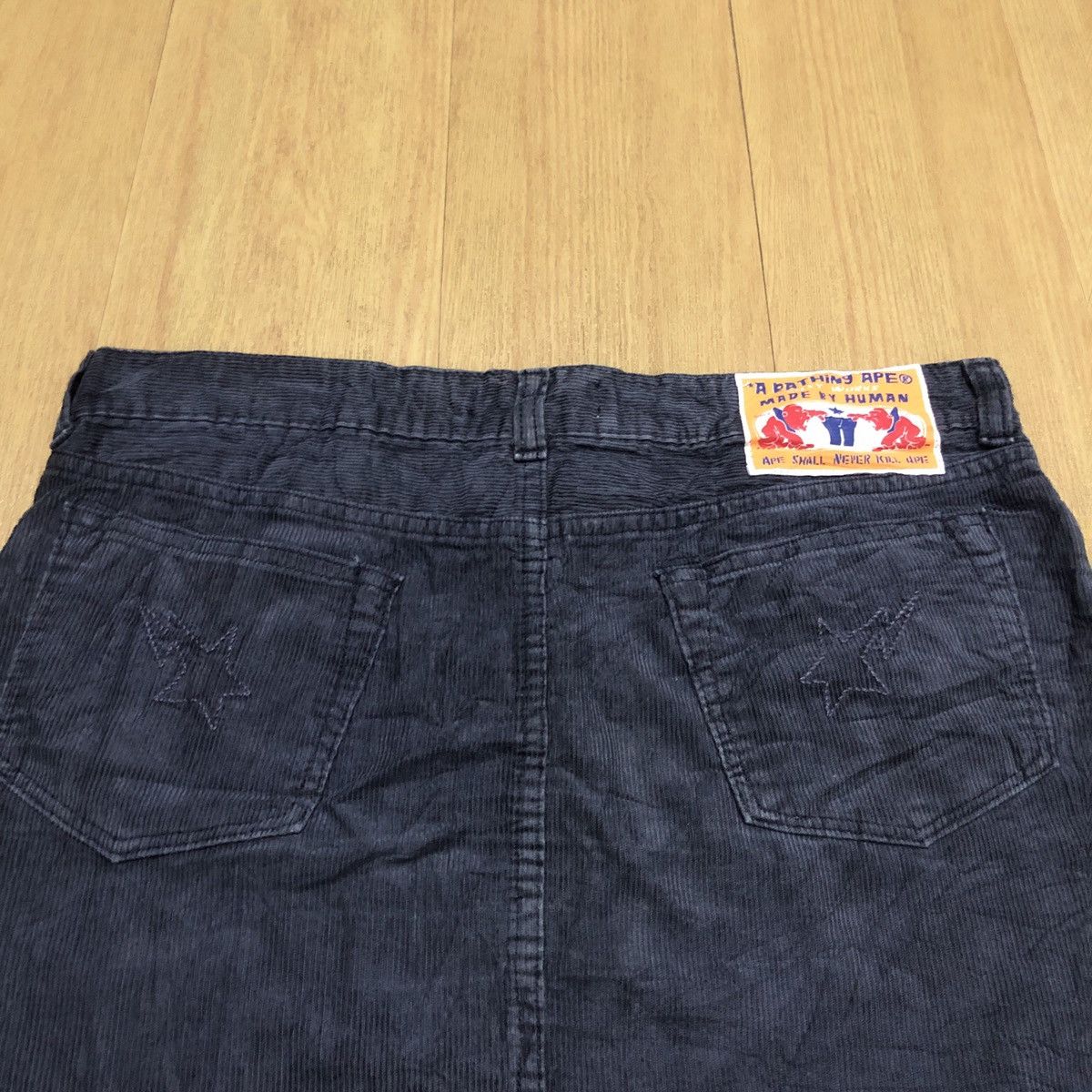 Bape BAPESTA Corduroy Mini Skirts Size 32" / US 10 / IT 46 - 3 Thumbnail