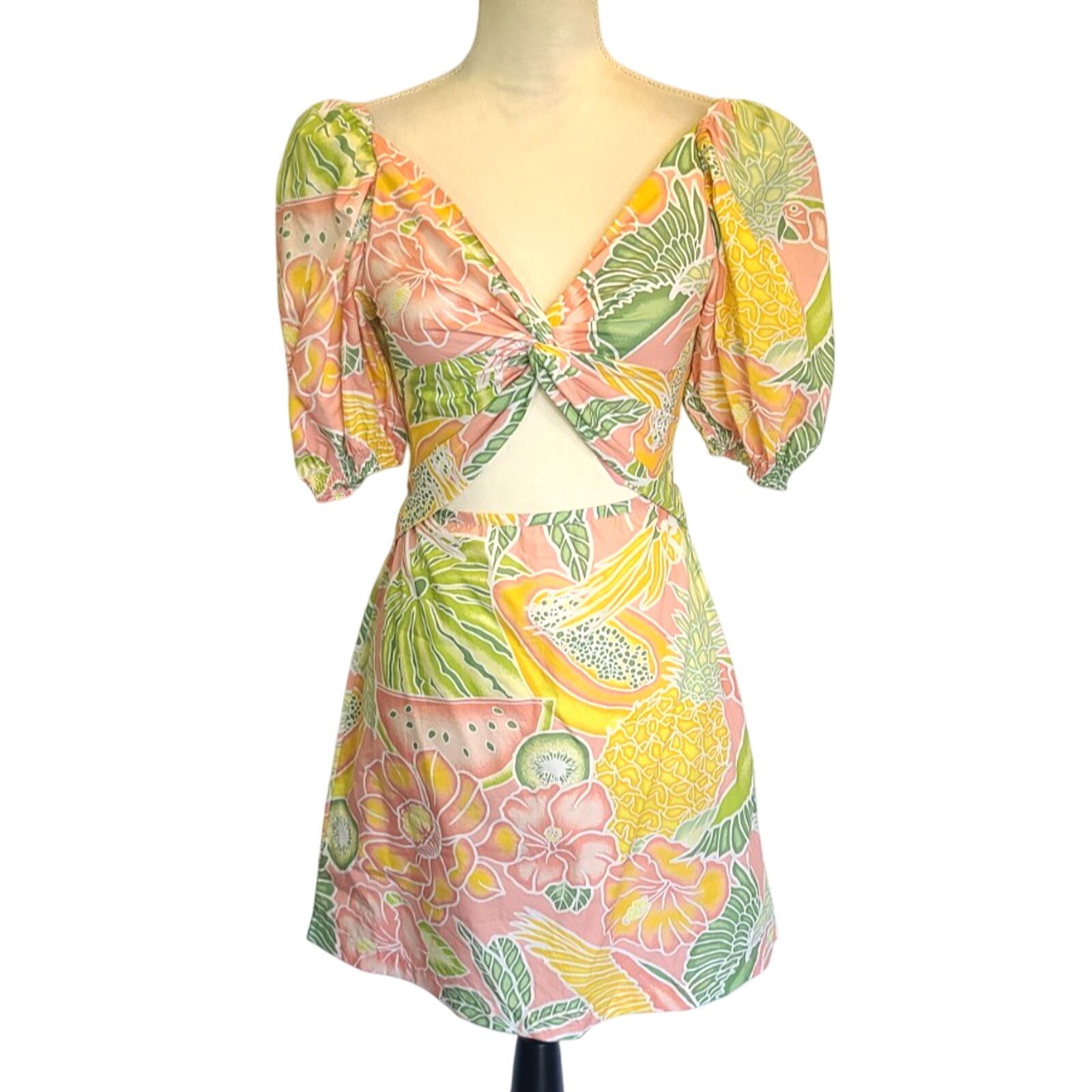 Kenny Flowers New Kenny Flowers Baha Mar Puff Sleeve Mini Dress Small Size S / US 4 / IT 40 - 2 Thumbnail