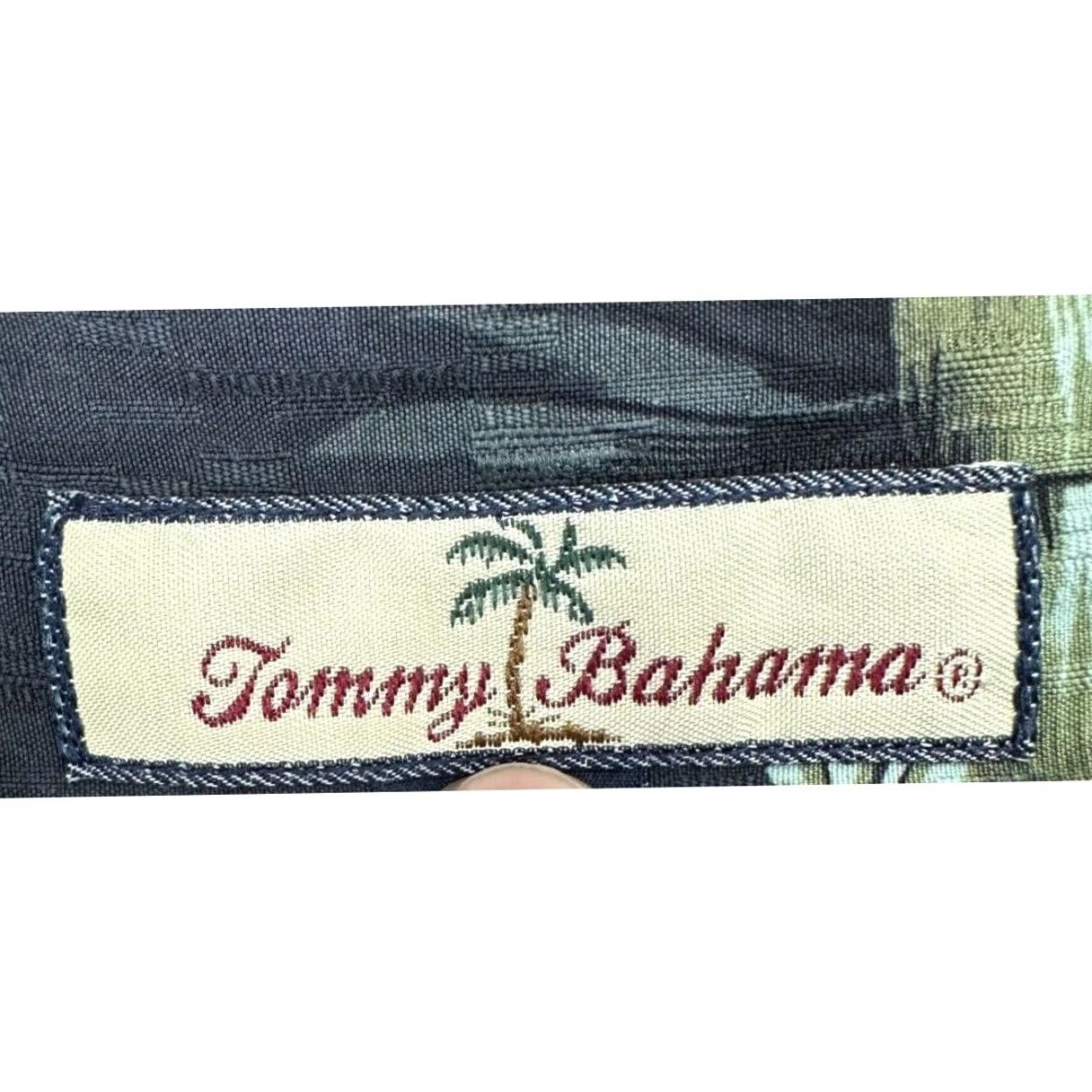 Tommy Bahama Tommy Bahama Hawaiian Shirt Men Large Black Tree Print Silk Button Up Short Sleeve Casual 100% Silk Brethable Collar Spread Size US L / EU 52-54 / 3 - 4 Thumbnail