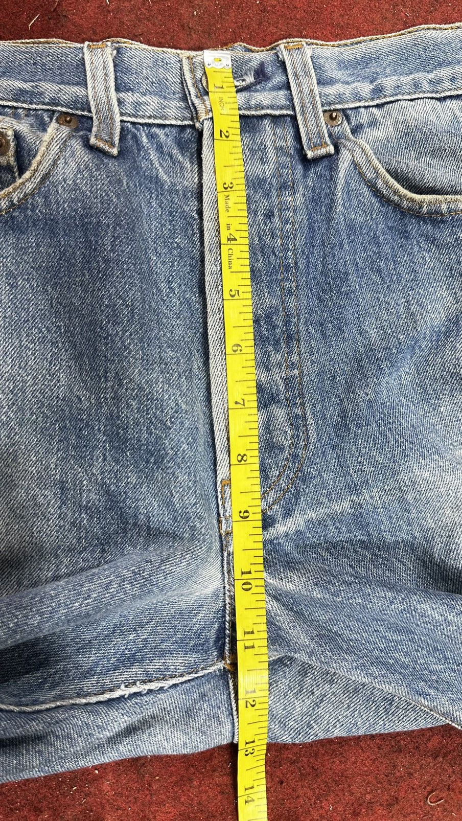 Levi's Vintage Levis 501 Distressed Faded Jeans Size US 31 - 12 Thumbnail