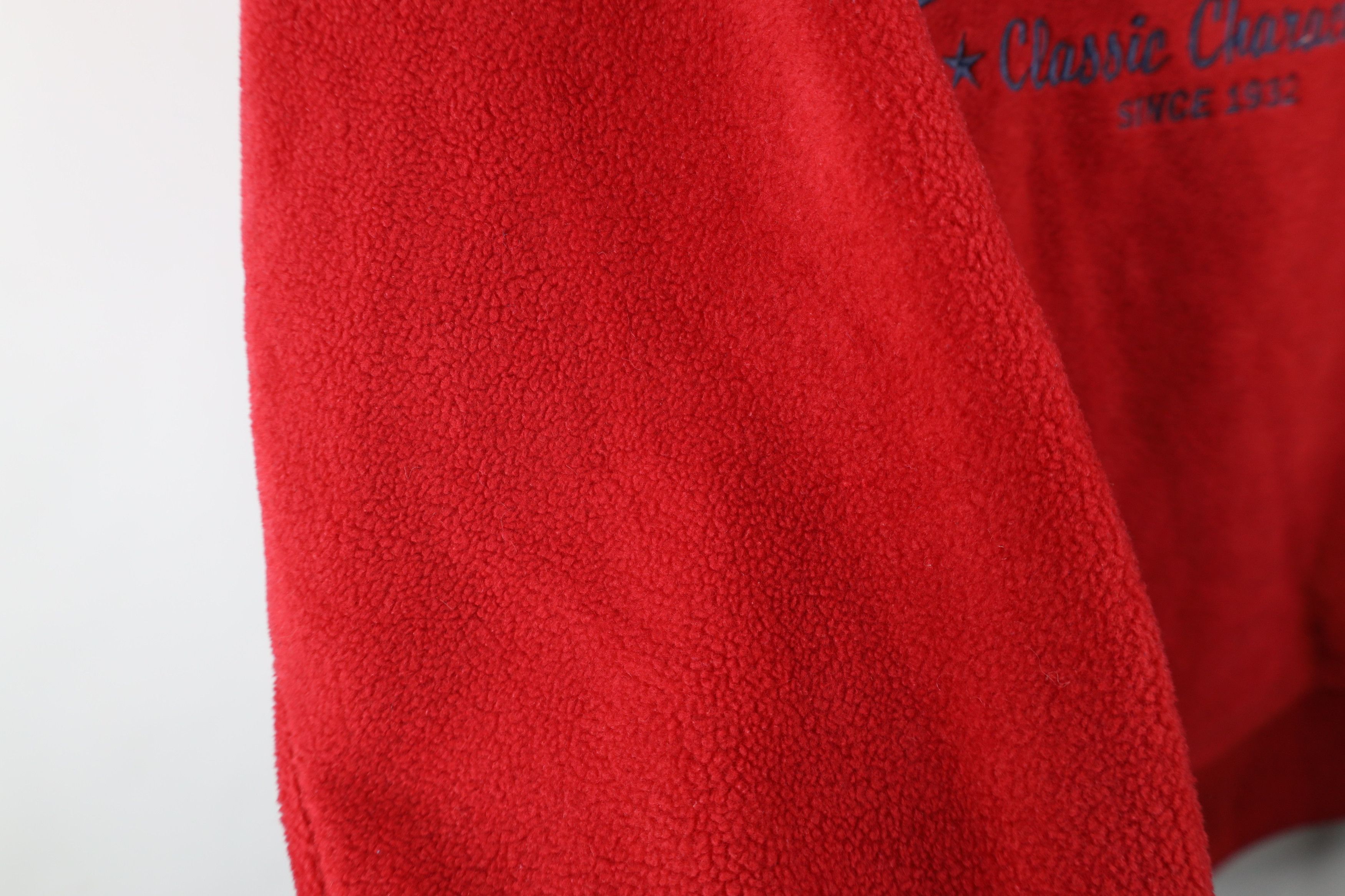 Disney Vintage 90s Y2K Disney Mickey Mouse Fleece Sweatshirt Red Size S / US 4 / IT 40 - 8 Thumbnail