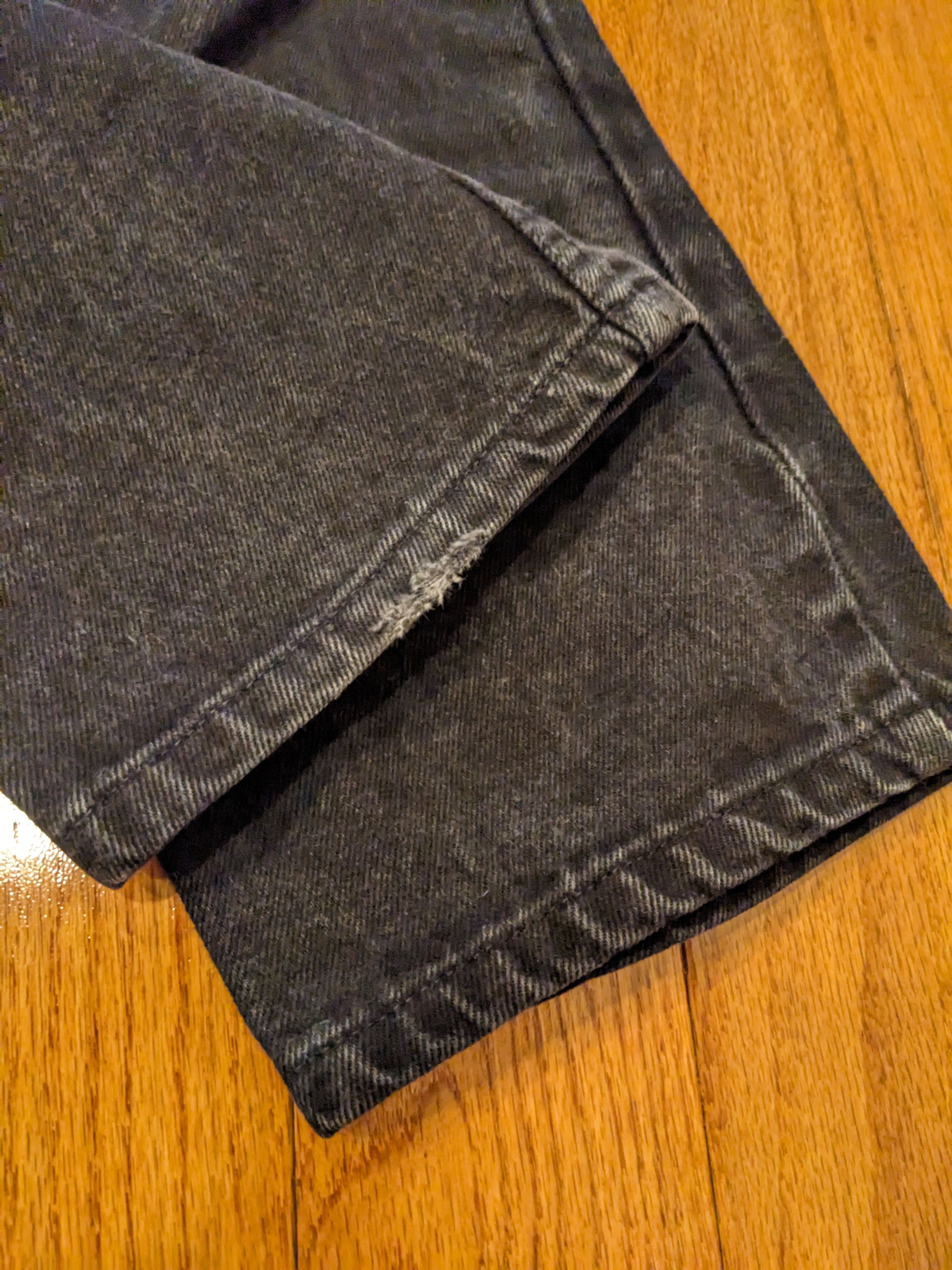 Levi's × Vintage Vintage 90s Levi's 550 Relaxed Kids Slim 10 23 x 25 Denim Size US 26 / EU 42 - 4 Thumbnail