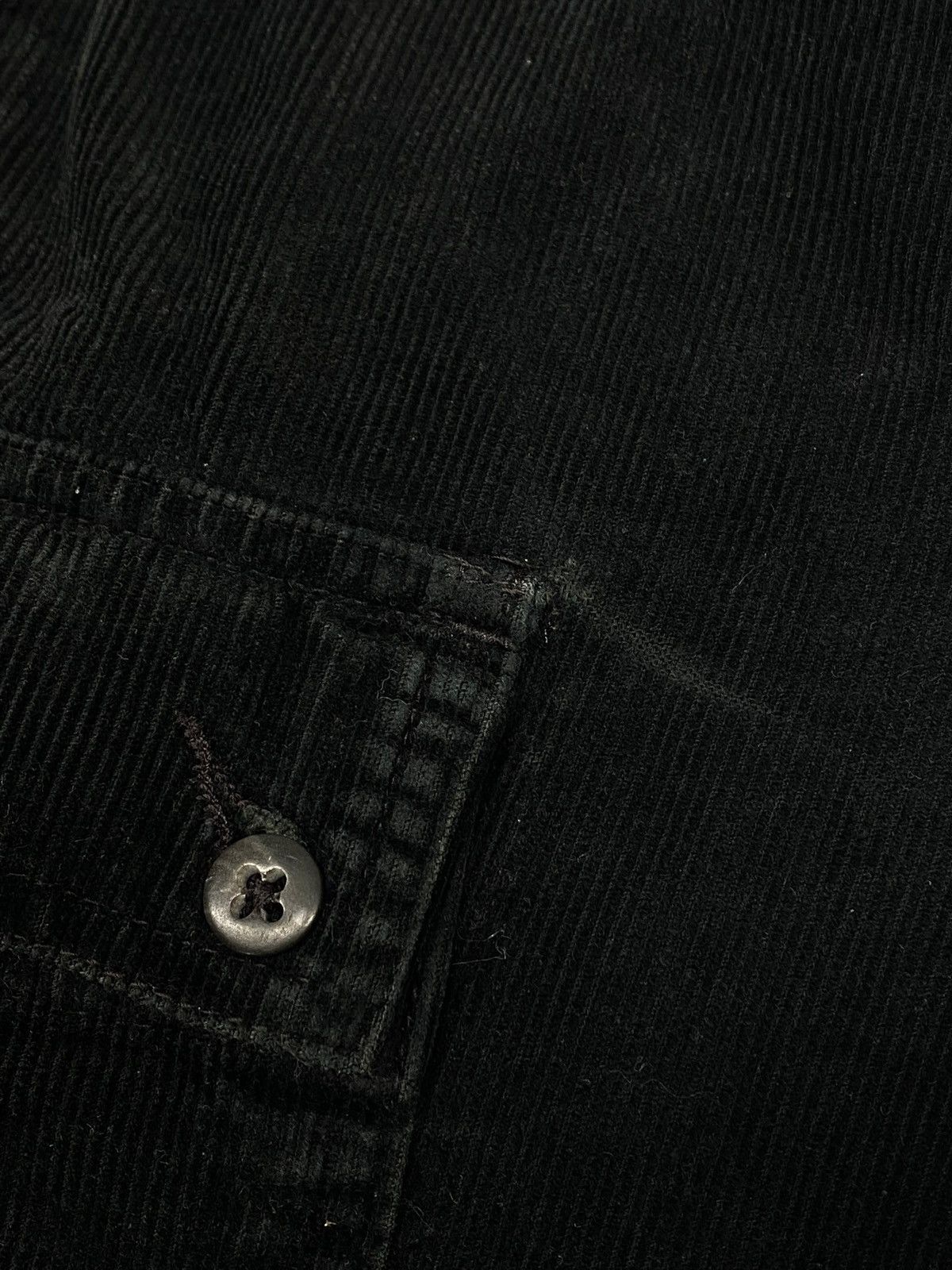 Polo Ralph Lauren Polo Ralph Lauren Vintage Corduroy Cargo Pants Relaxed Black Size US 33 - 19 Thumbnail