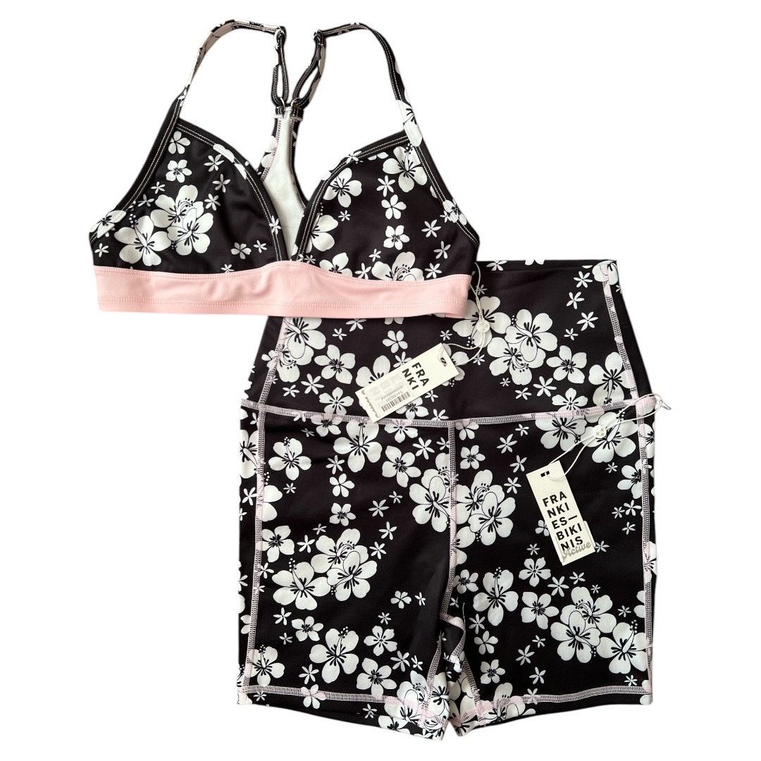 Other Frankies Bikinis Sports Bra (S) and Shorts (M) Sets Size ONE SIZE - 7 Thumbnail