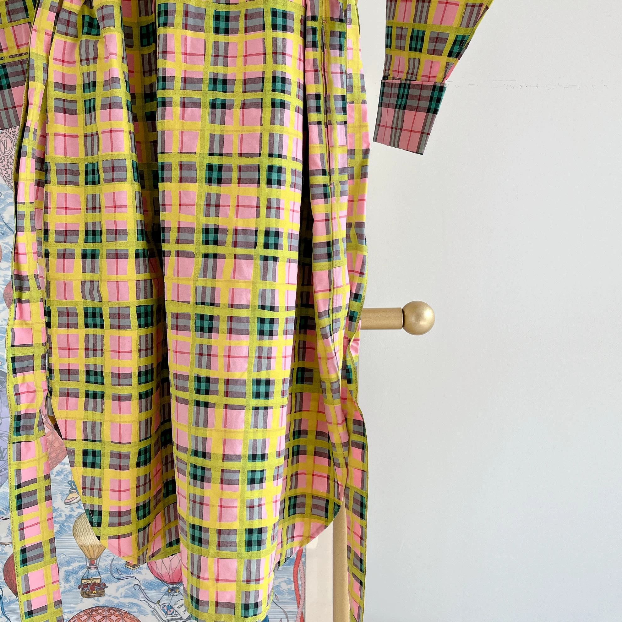 Burberry Burberry color block check collared shirt dress 10 Size M / US 6-8 / IT 42-44 - 6 Thumbnail