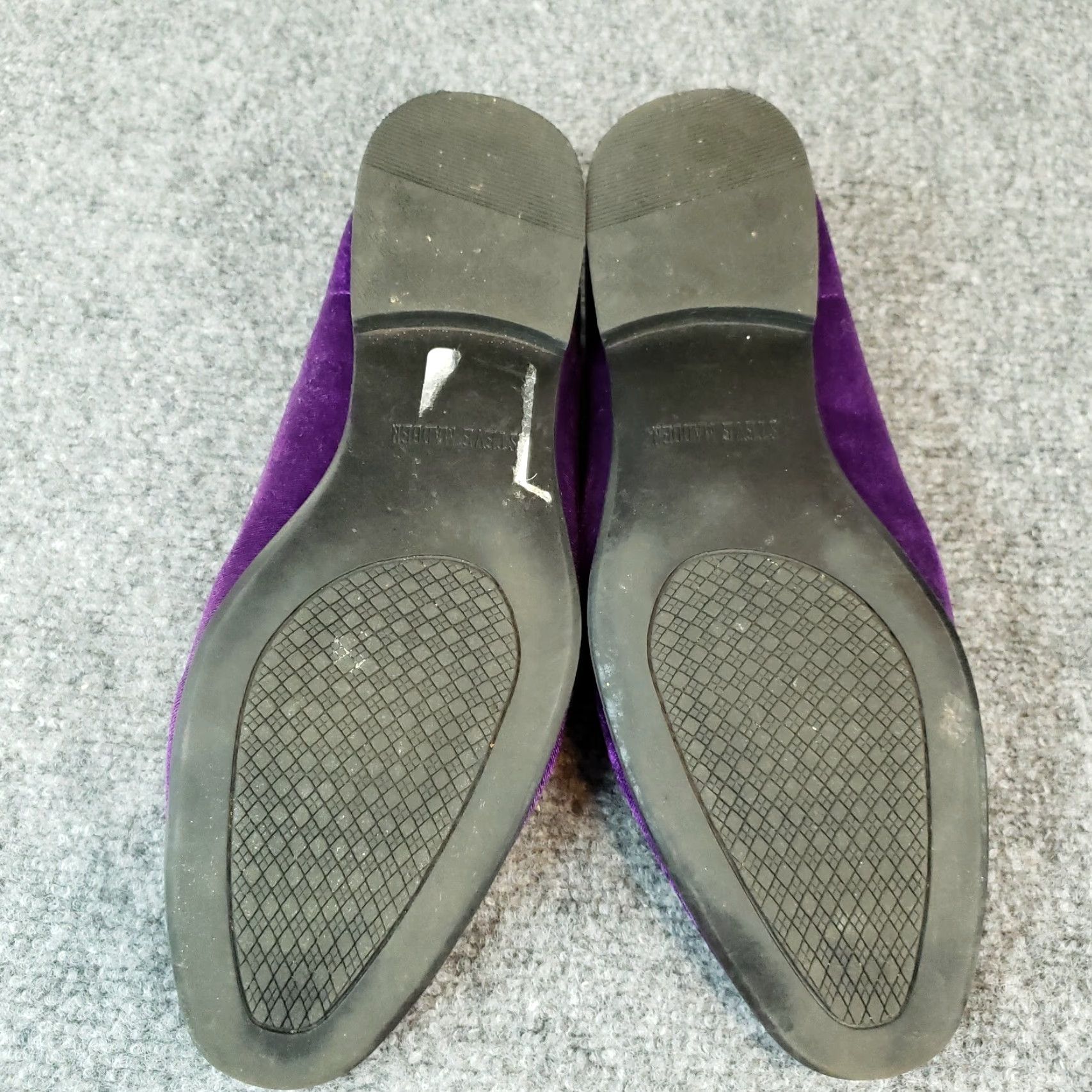 Steve Madden Steve Madden Laight Loafer Mens Size 8 Purple Velvet Slip On Casual Comfort Size US 8 / EU 41 - 7 Thumbnail