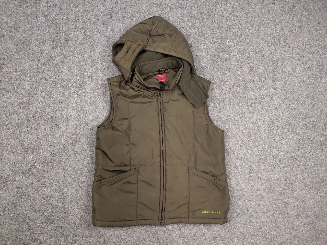 Miss Sixty Vintage Miss Sixty Y2K vest Zip up pocket hooded jacket Size L / US 10 / IT 46 - 7 Thumbnail