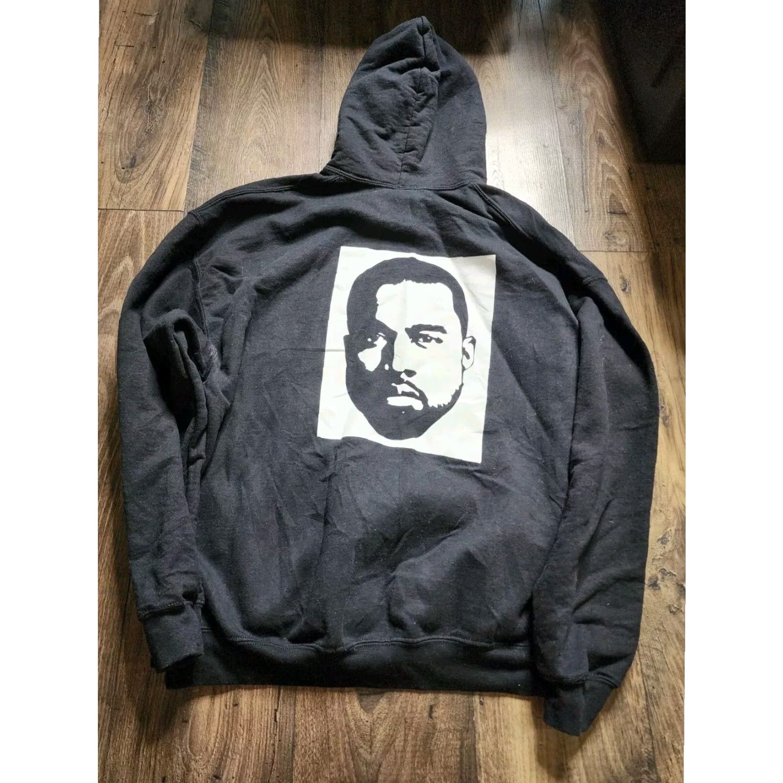 Doublet Kanye West JESUS IS KING Double Sided Distressed Hoodie Black XL Mens Size US XL / EU 56 / 4 - 6 Thumbnail
