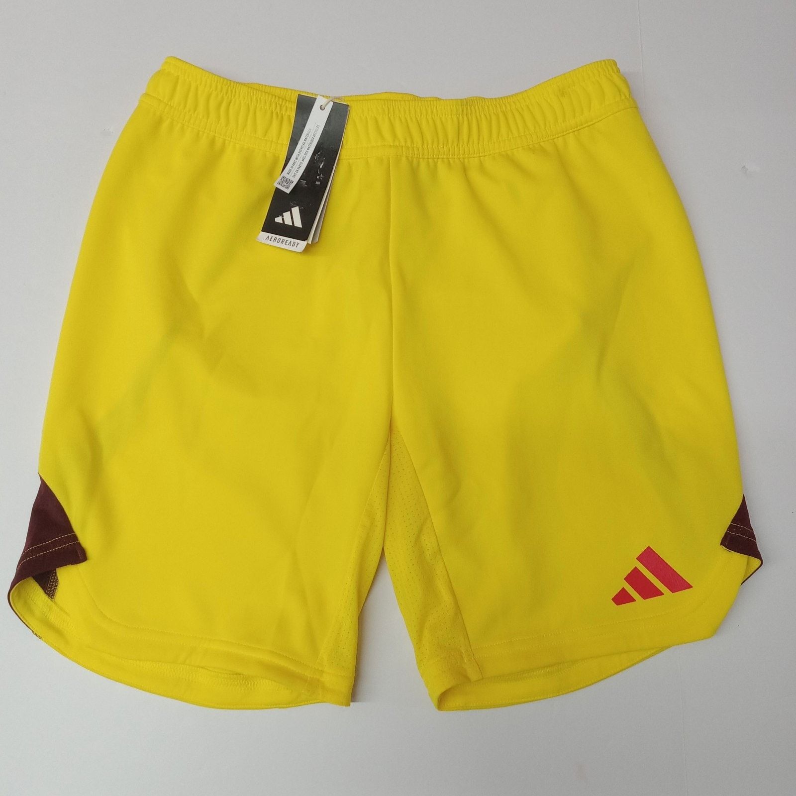 Adidas Adidas Aeroready Goalkeeper Shorts Men's M Yellow Slim Fit Size US 28 / EU 44 - 1 Thumbnail