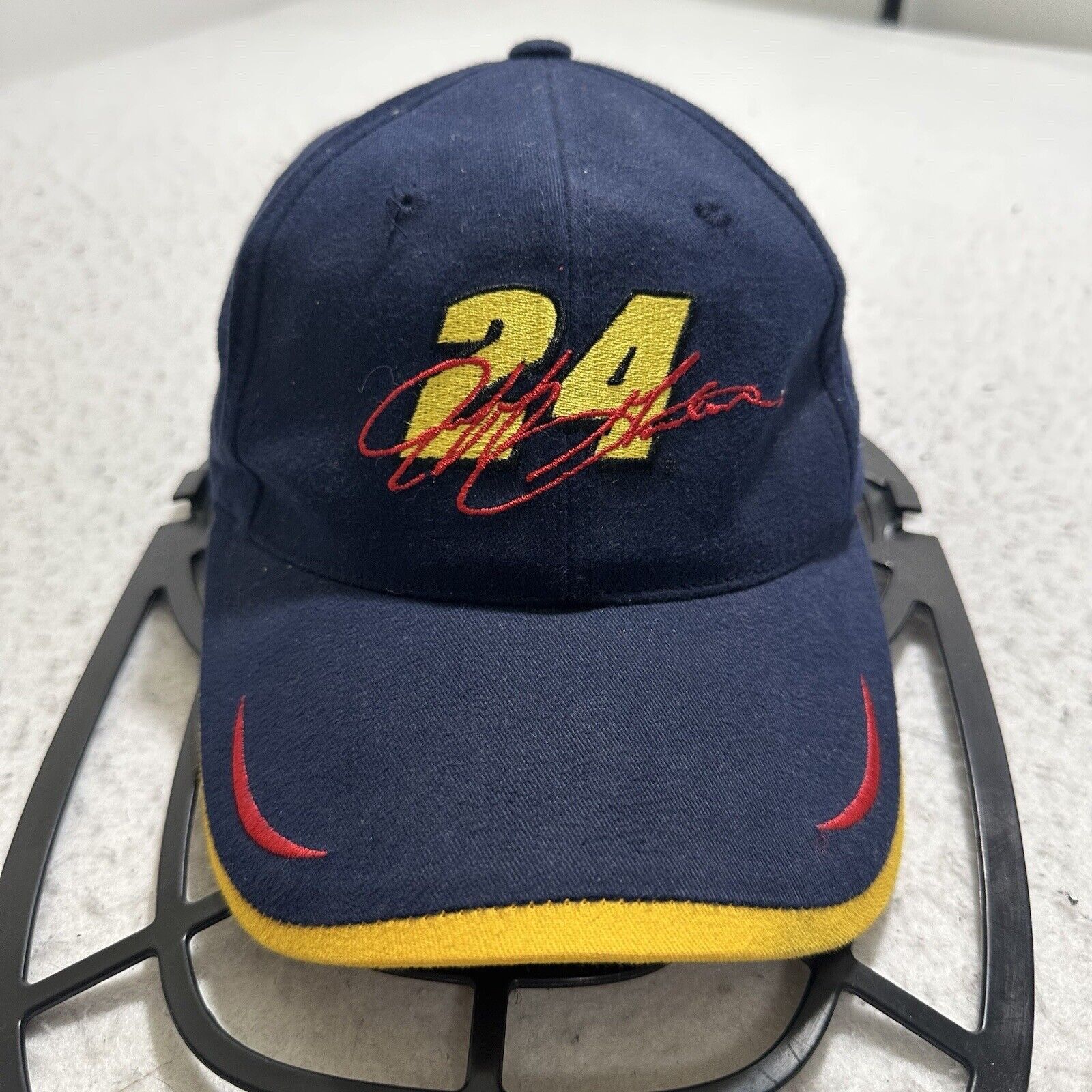 Chase Authentics NASCAR Jeff Gordon #24 Racing Blue Baseball Hat Size ONE SIZE - 2 Thumbnail