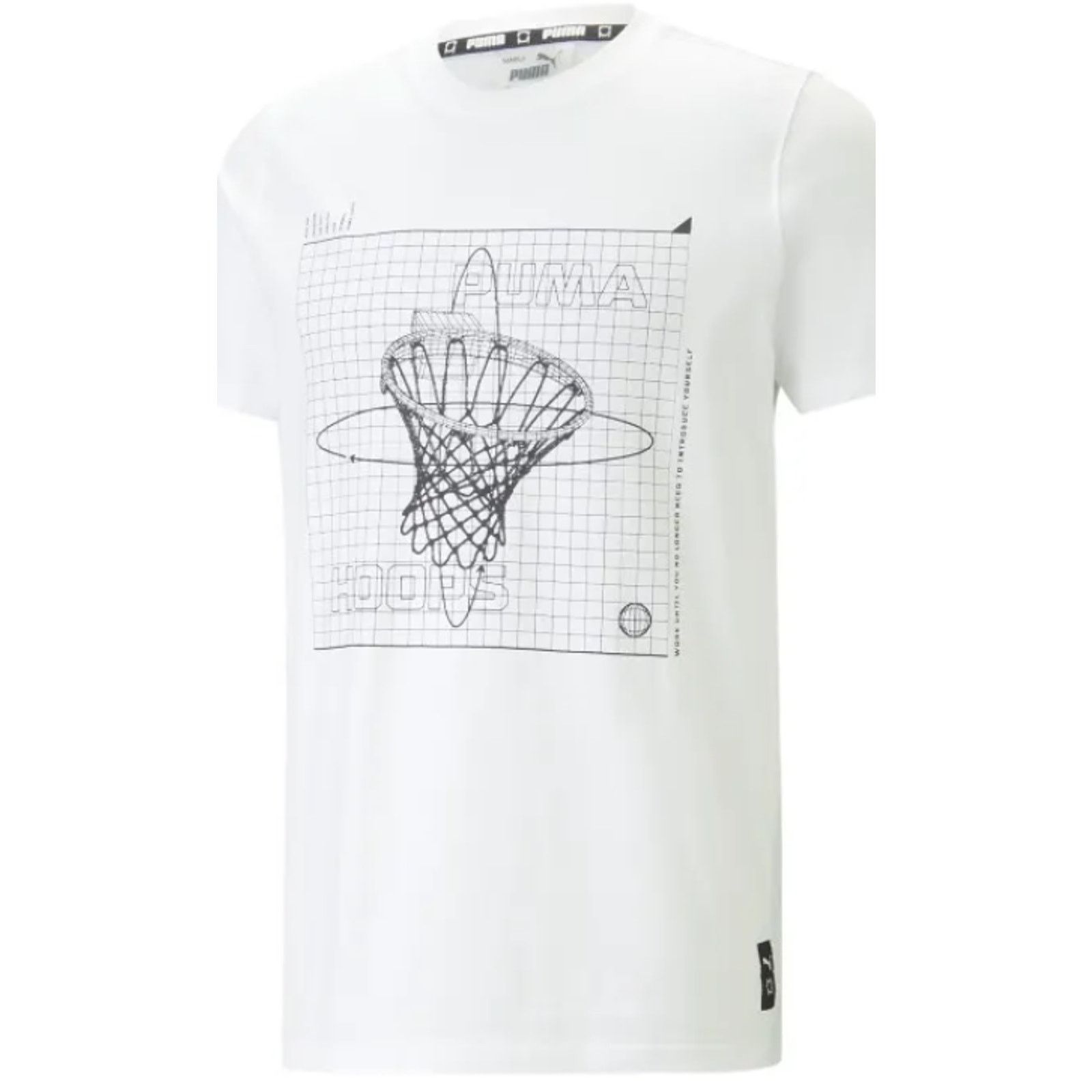 Puma Puma Clear Out 7 Tee Basketball Hoops White 538572-01 $35 LE Size US L / EU 52-54 / 3 - 2 Thumbnail