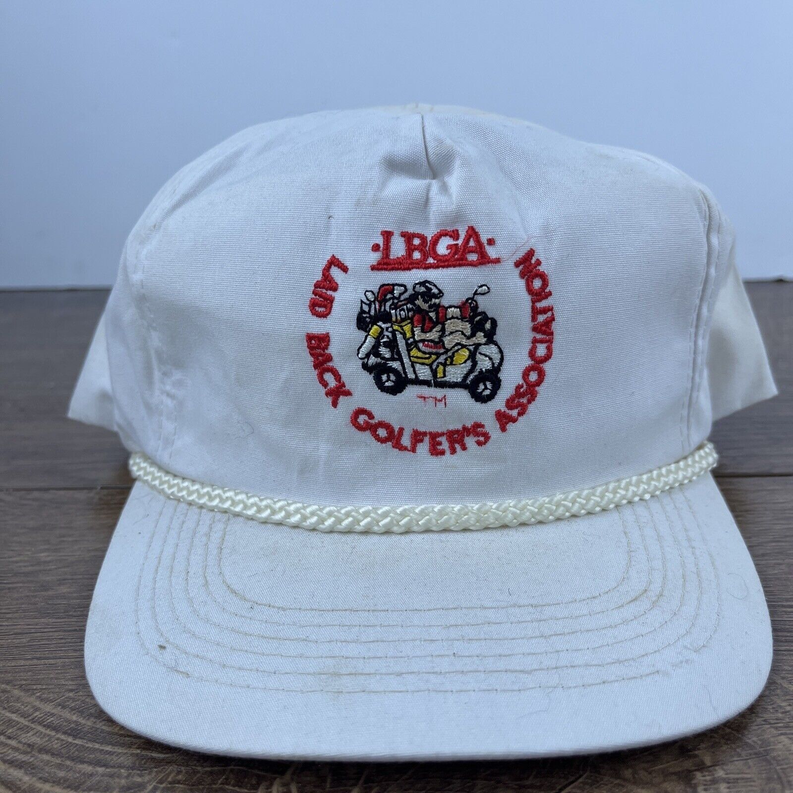 Other Laid Back Golfers Hat LBGA Hat Snapback White Adjustable Hat Size ONE SIZE - 2 Thumbnail