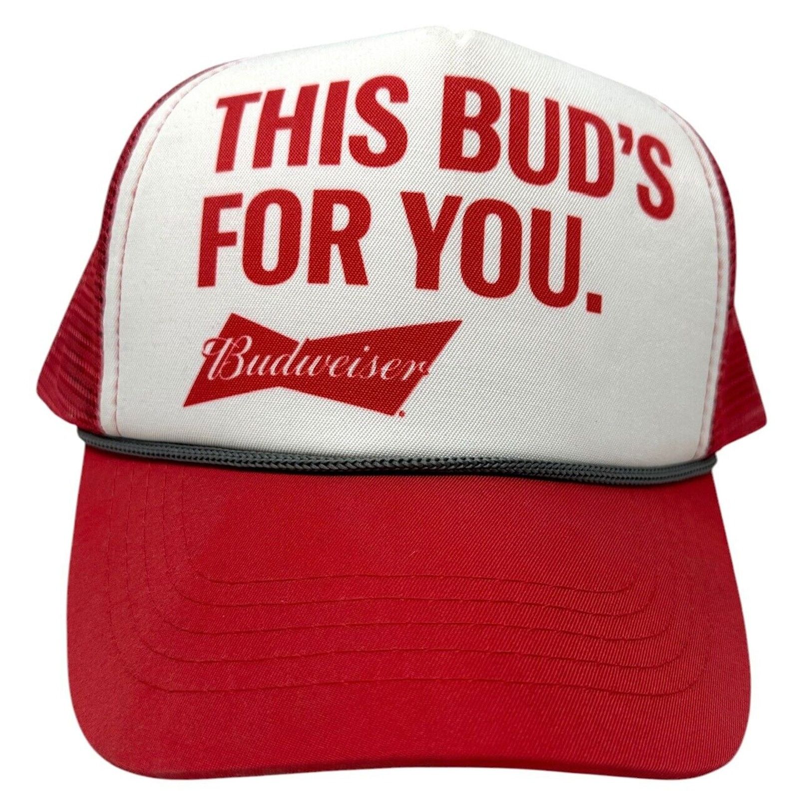 Budweiser Budweiser Beer Men's Trucker Hat This Bud's For You Cap Size ONE SIZE - 1 Thumbnail