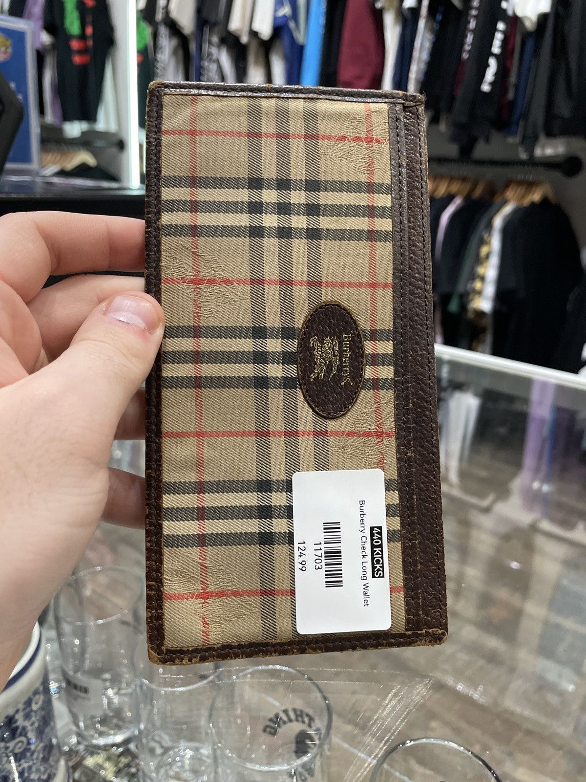 Burberry Burberry Check Long Wallet Size ONE SIZE - 1 Thumbnail