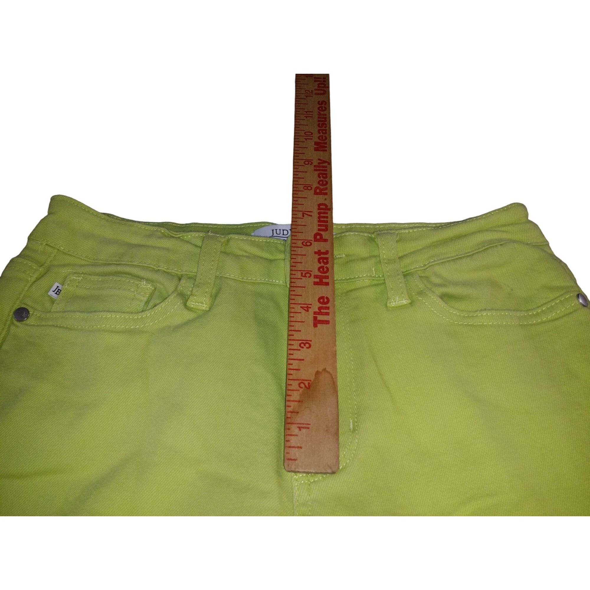 Judy Blue Judy Blue Los Angeles Jeans Women Sz 5/27 Slim Fit Lime Gree Size 27" / US 4 / IT 40 - 3 Thumbnail