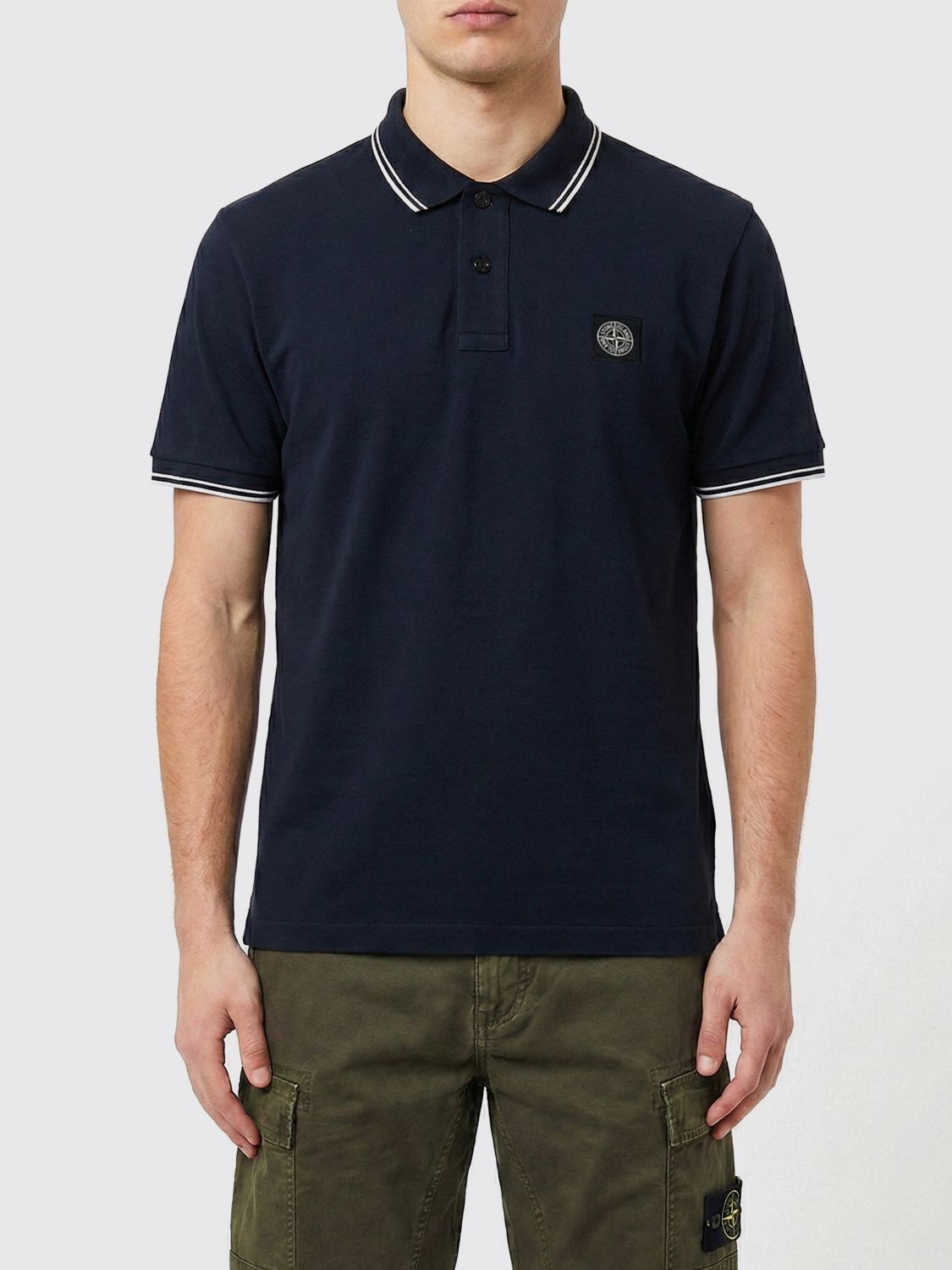 Stone Island Stone Island Polo Shirt Men Navy Size US XS / EU 42 / 0 - 1 Thumbnail