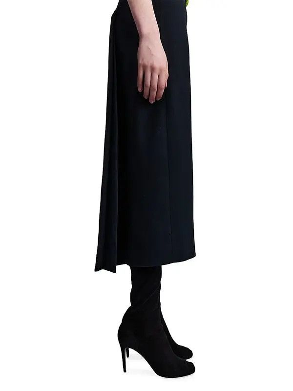 16Arlington o1mle1125 Arne Midi Skirt in Nero Size 32" / US 10 / IT 46 - 3 Thumbnail