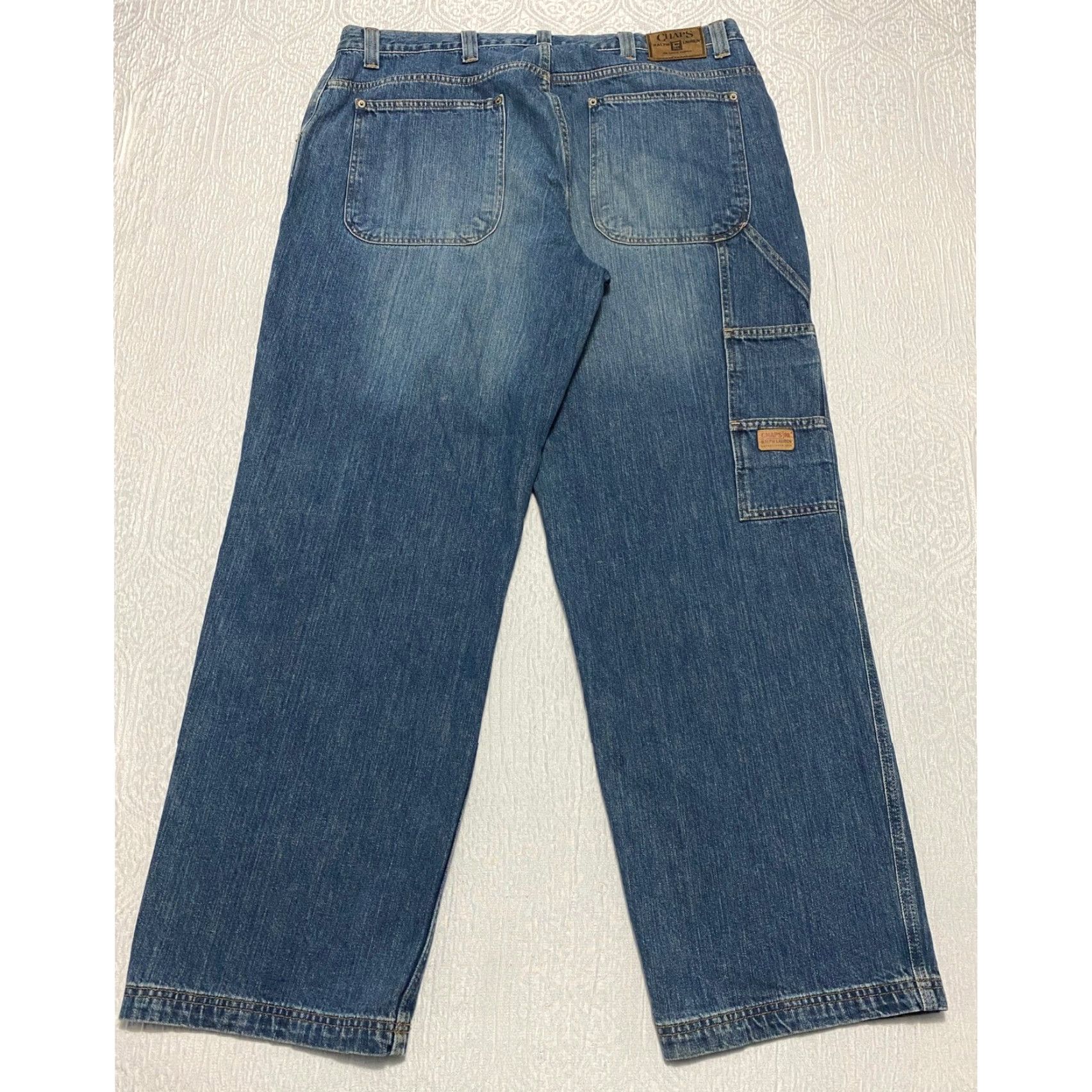 Ralph Lauren Vintage Chaps Ralph Lauren Jeans Carpenter Denim Blue 40x32 Men Size US 40 / EU 56 - 2 Thumbnail