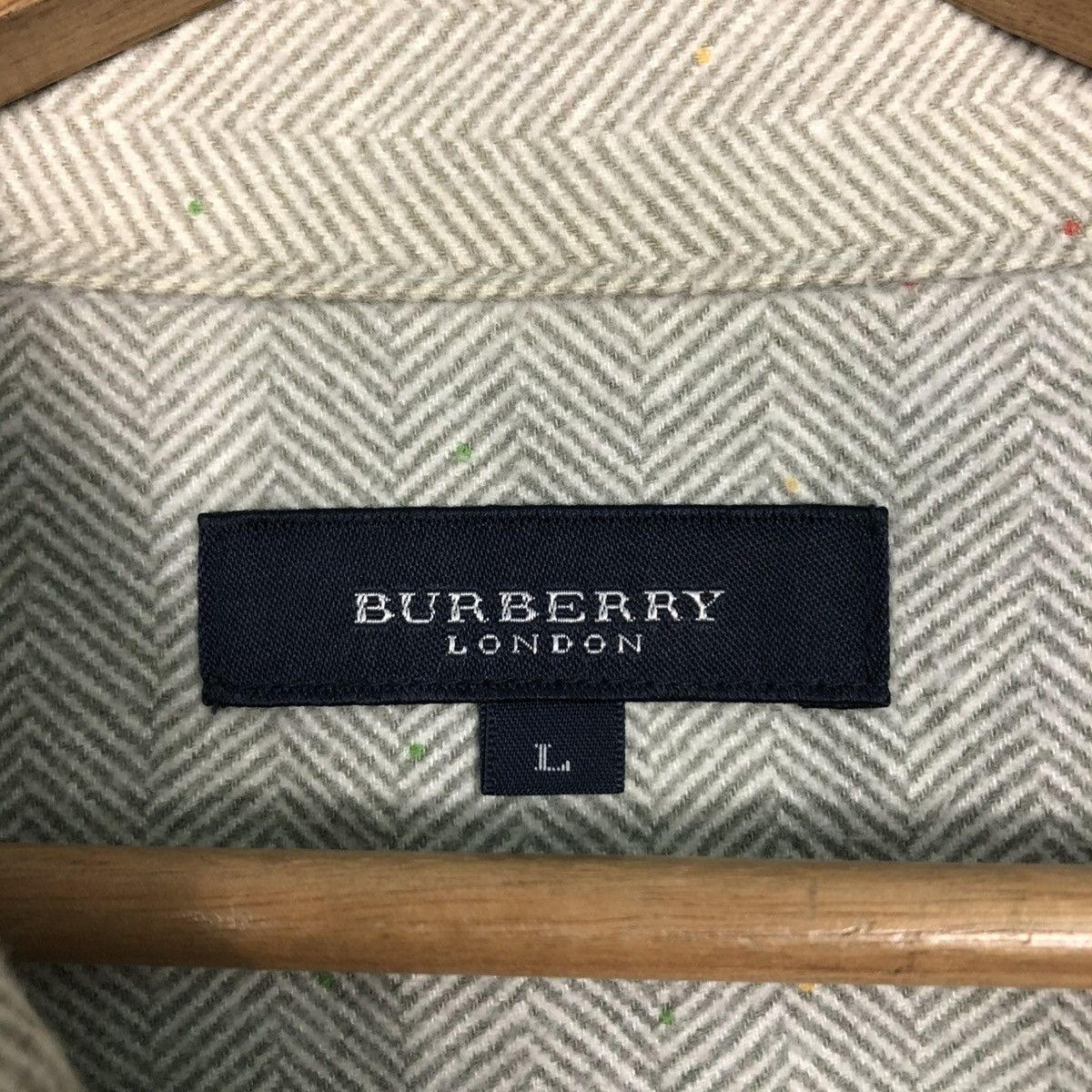 Burberry 🔥VINTAGE BURBERRY LONDON SLEEP WEAR SHIRT BUTTON Size US L / EU 52-54 / 3 - 20 Thumbnail
