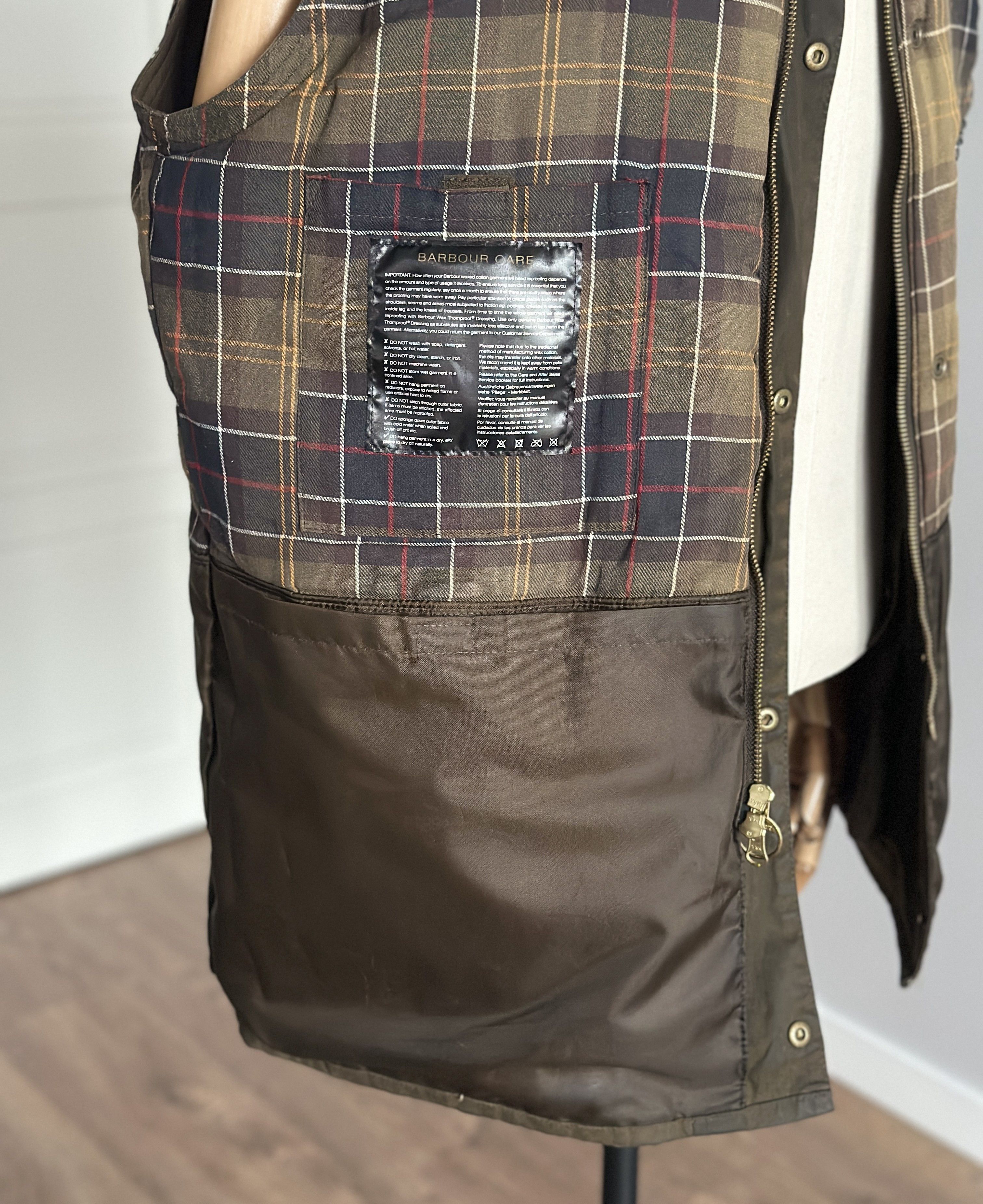 Barbour Barbour Westmorland Jacket Vest British Style Waxed Cotton Size US XL / EU 56 / 4 - 14 Thumbnail
