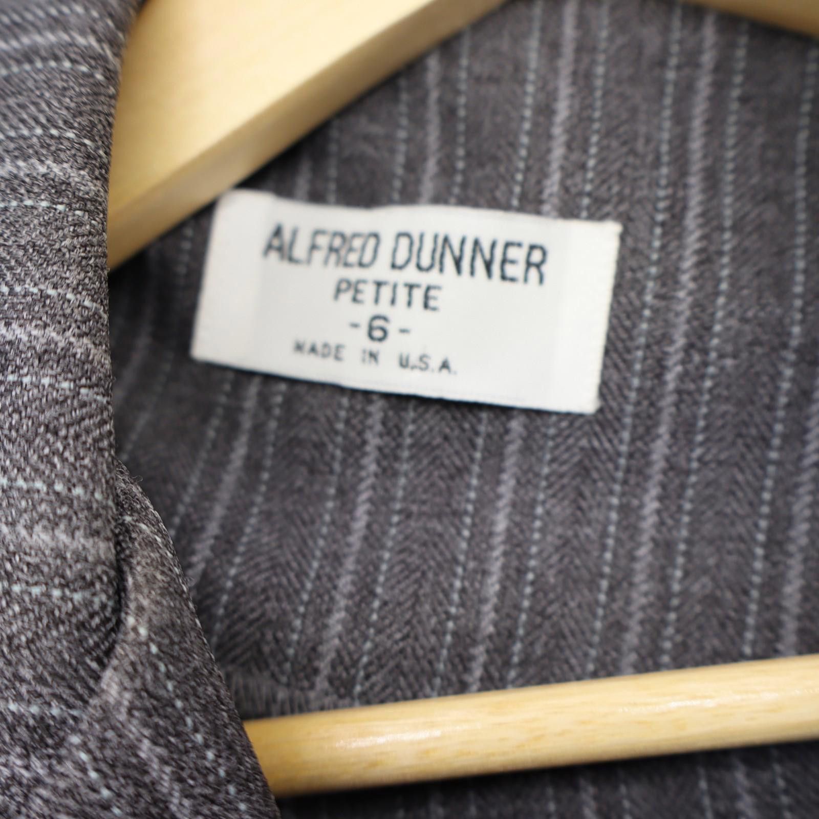Other Blazer Women sz 6 Gray Plaid Button Up Collar Alfred Dunner Size M / US 6-8 / IT 42-44 - 3 Thumbnail