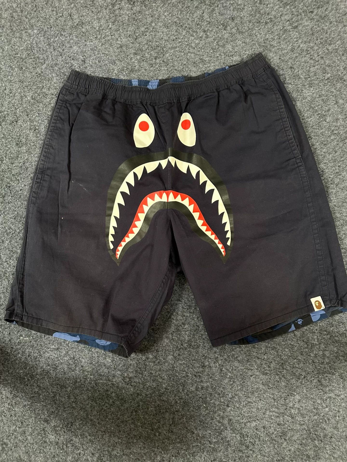 Bape Bape Multi Shark Shorts Designer Size US 34 / EU 50 - 1 Thumbnail
