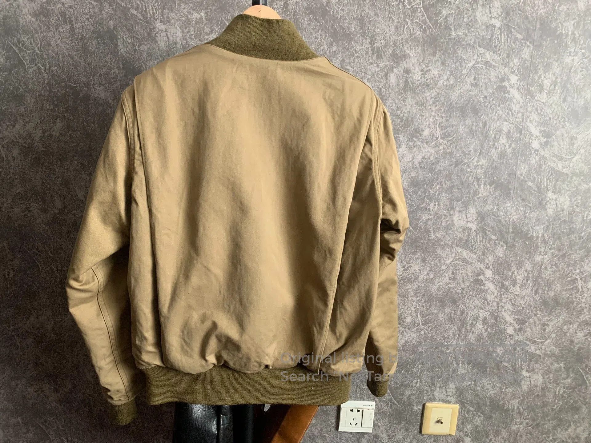 The Real McCoy's real mccoy stylish bomber jacket with patch. Size US M / EU 48-50 / 2 - 2 Thumbnail