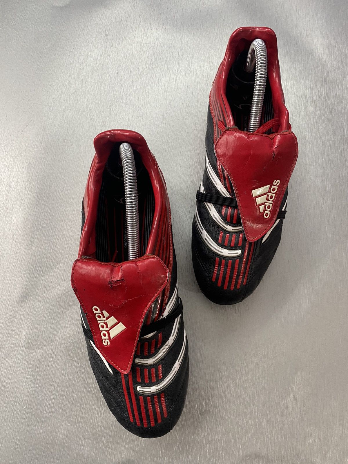 Vintage Adidas Predator Absolado TRX FG Red Black Size US 7.5 / EU 40-41 - 2 Thumbnail